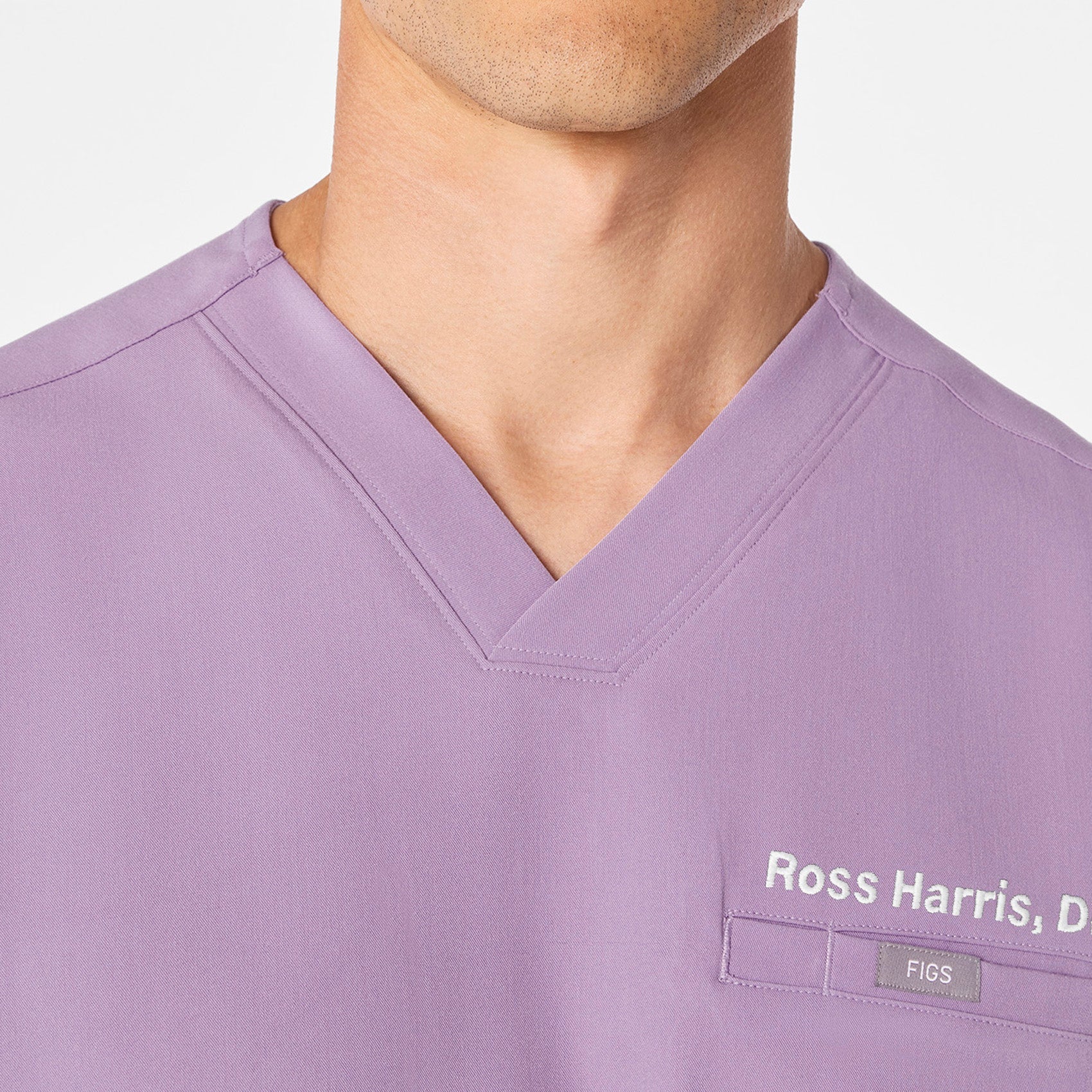 Abbott V-Neck Scrub Top  - Purple Haze