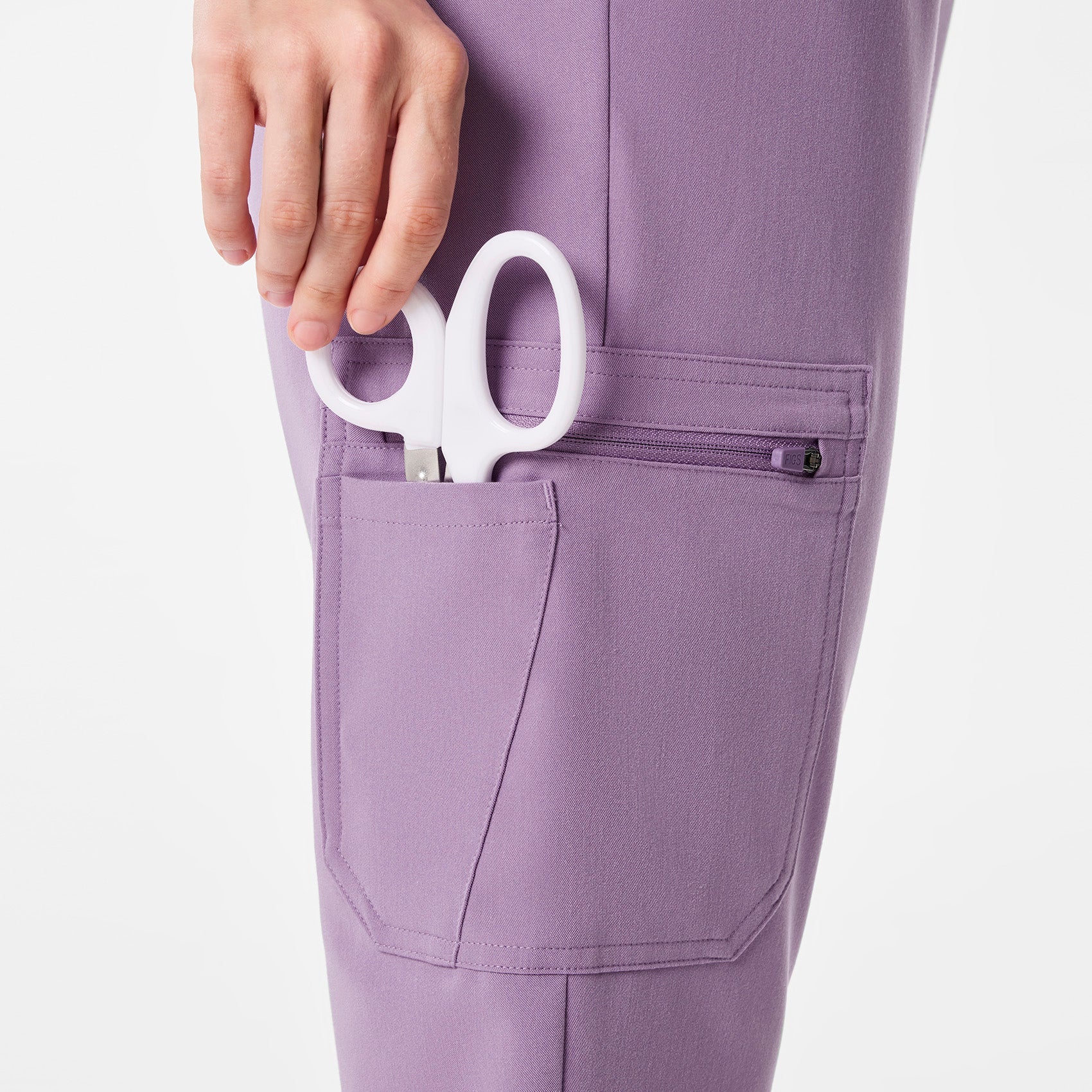Dowa High-Rise Straight-Leg Scrub Pant - Purple Haze