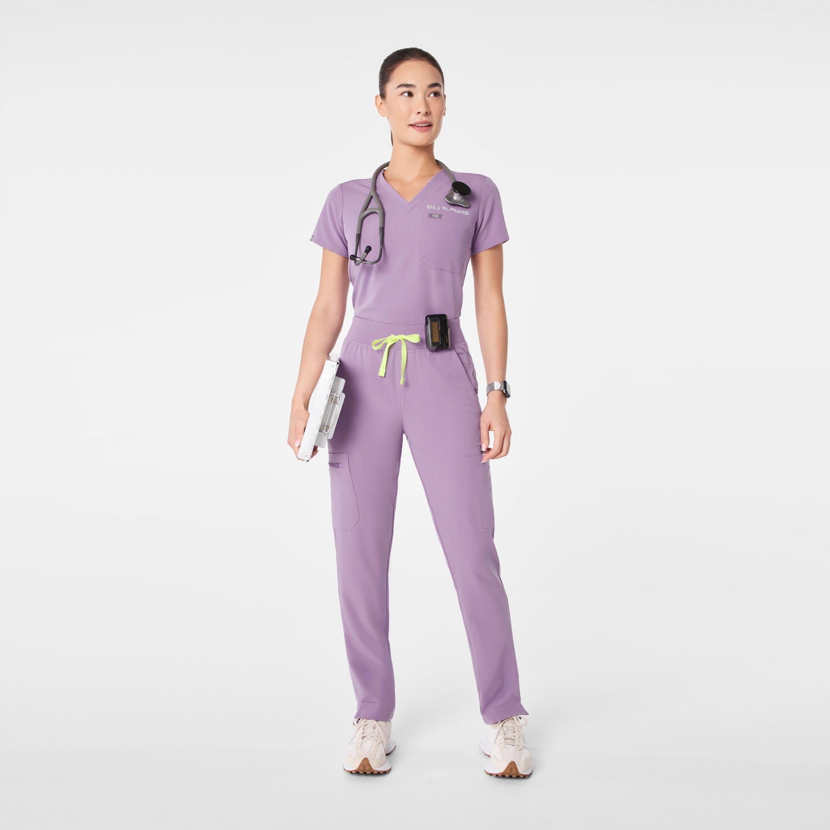 Yola High-Rise Slim Scrub Pant™ - Purple Haze