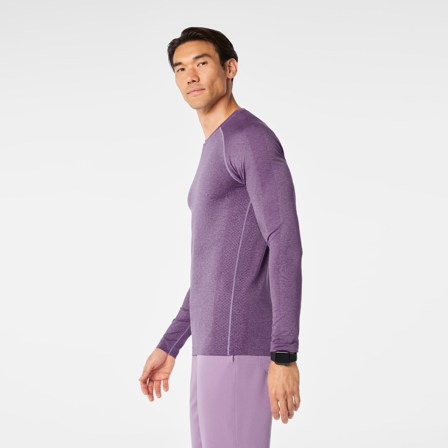 Makato Seamless Long-Sleeve Underscrub - Dark Purple Haze