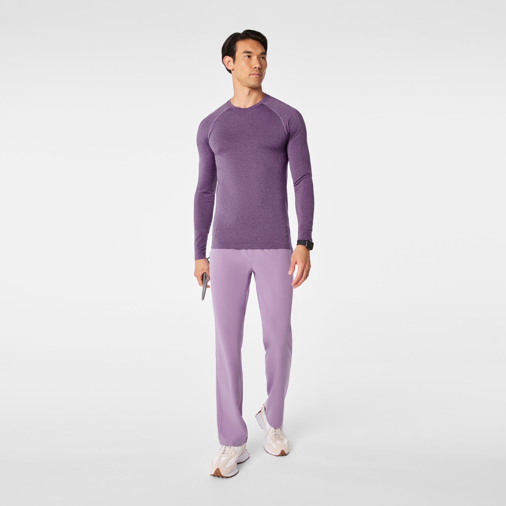 Makato Seamless Long-Sleeve Underscrub - Dark Purple Haze