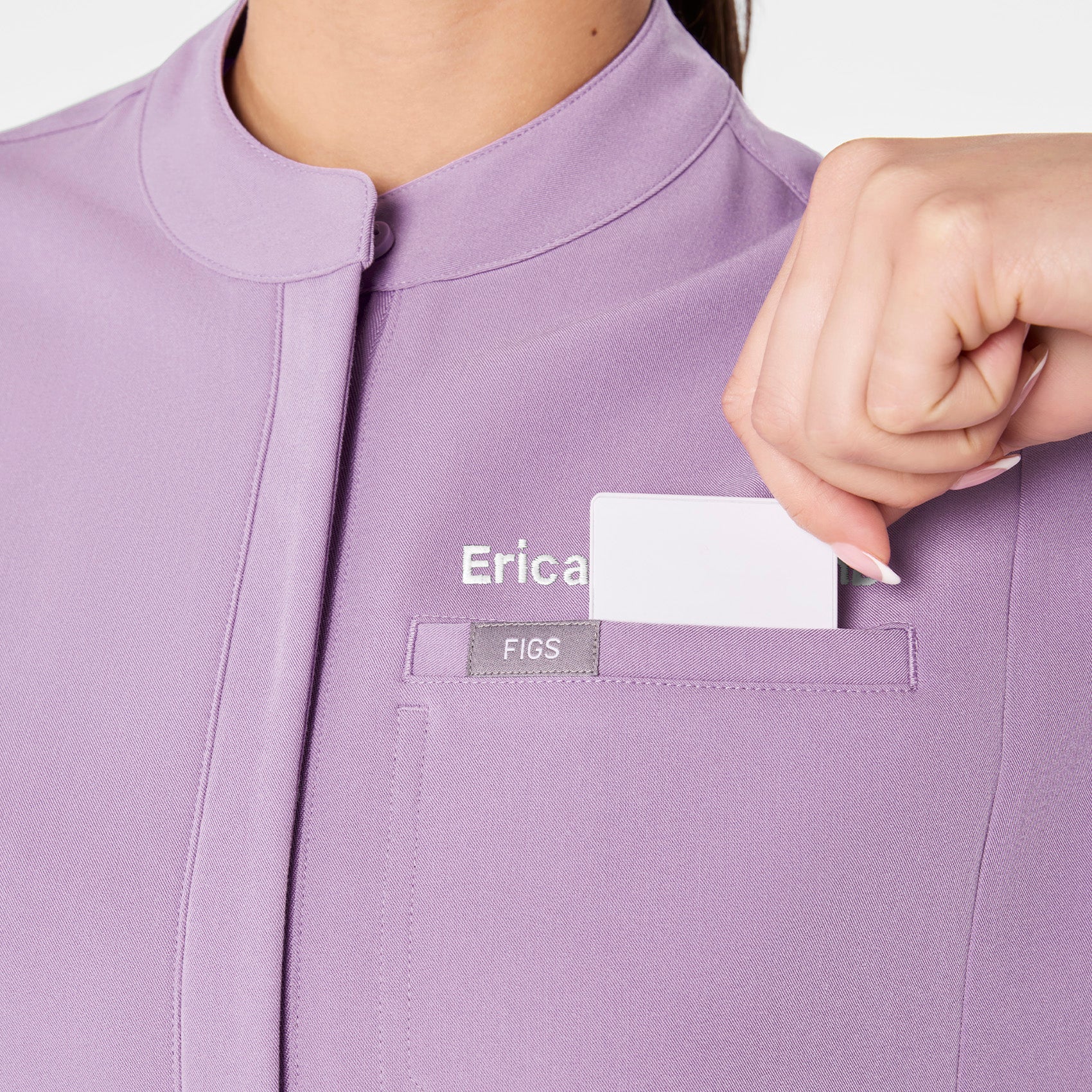 Montex Relaxed Scrub Top - Purple Haze