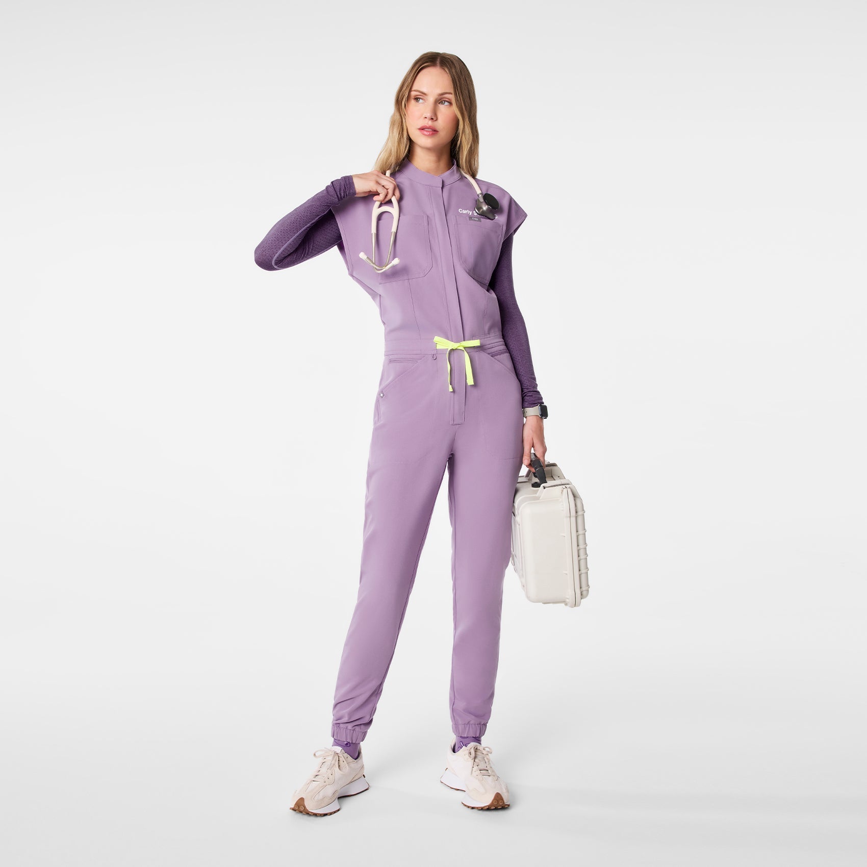 Rafaela Jogger ScrubJumpsuit™ - Purple Haze
