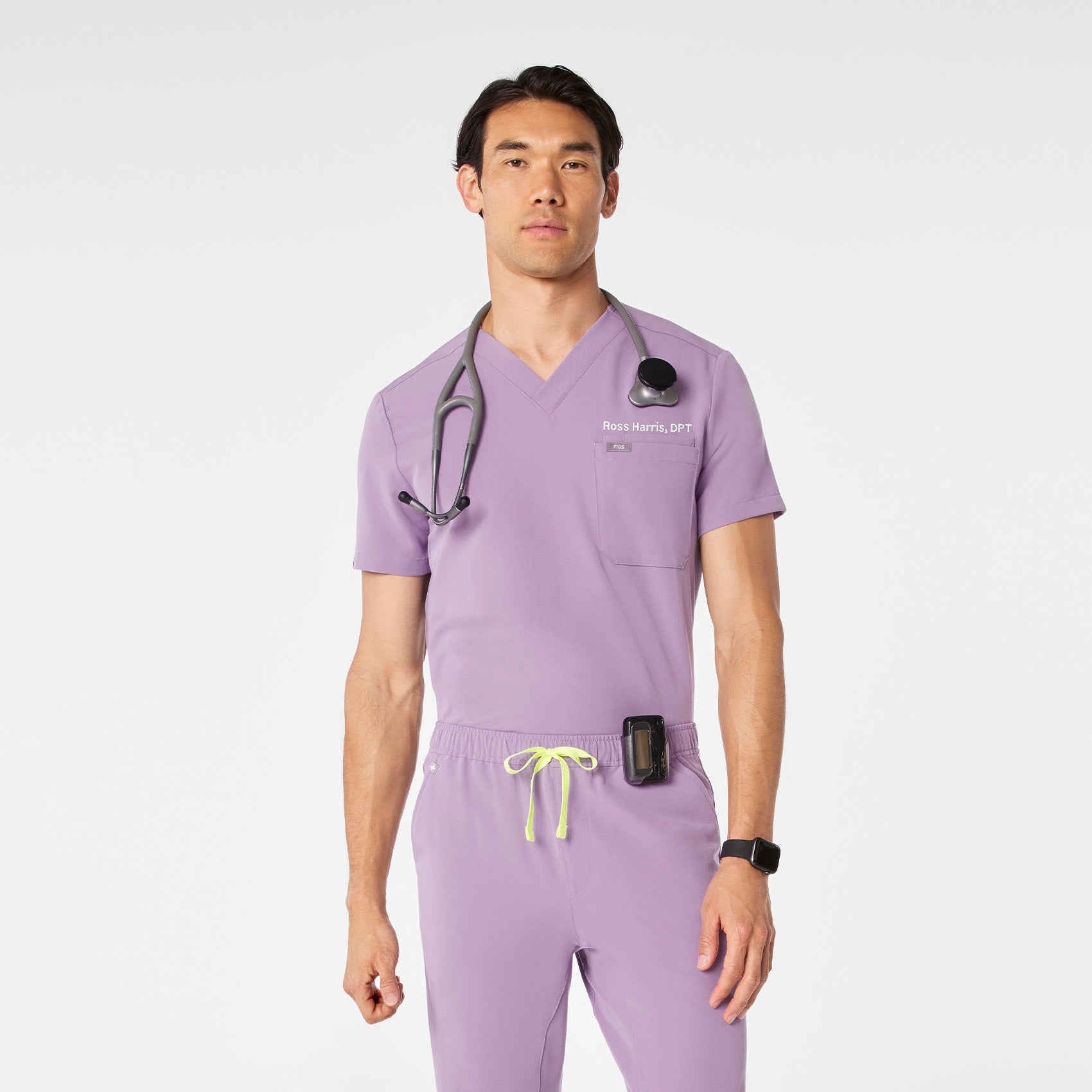 Leon Scrub Top™ - Purple Haze
