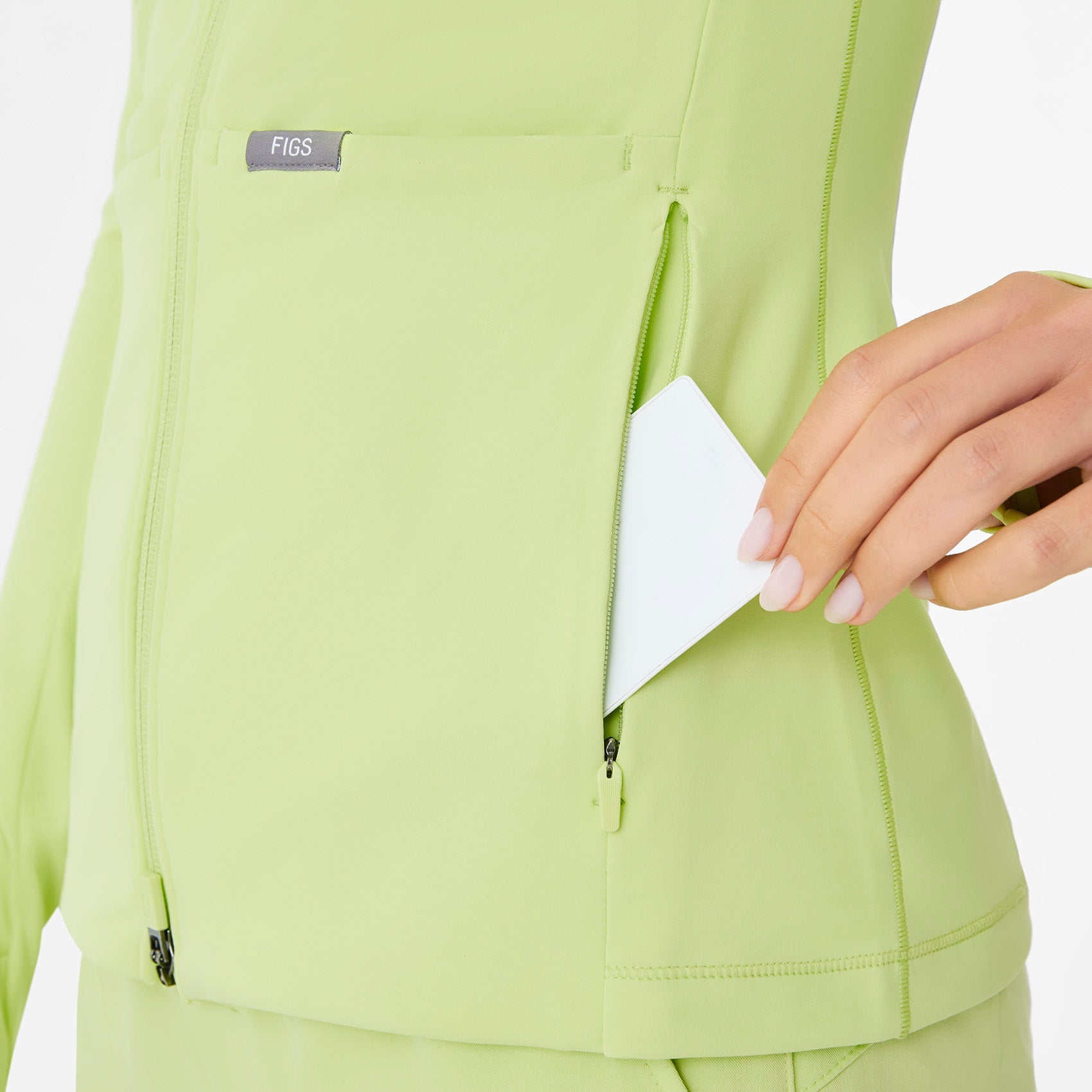 ContourKnit Scrub Jacket™ - Sea Mist