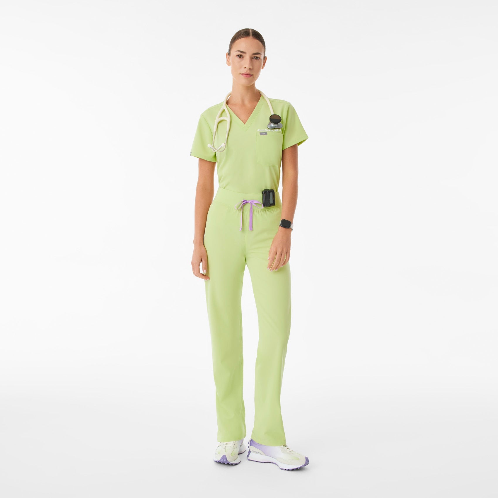 Livingston High-Rise Straight-Leg Scrub Pant™ - Sea Mist