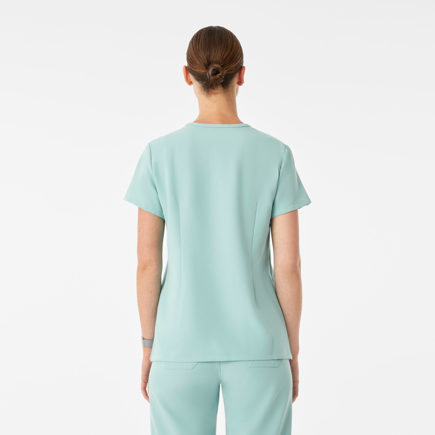 Casma Scrub Top™ - Seaglass