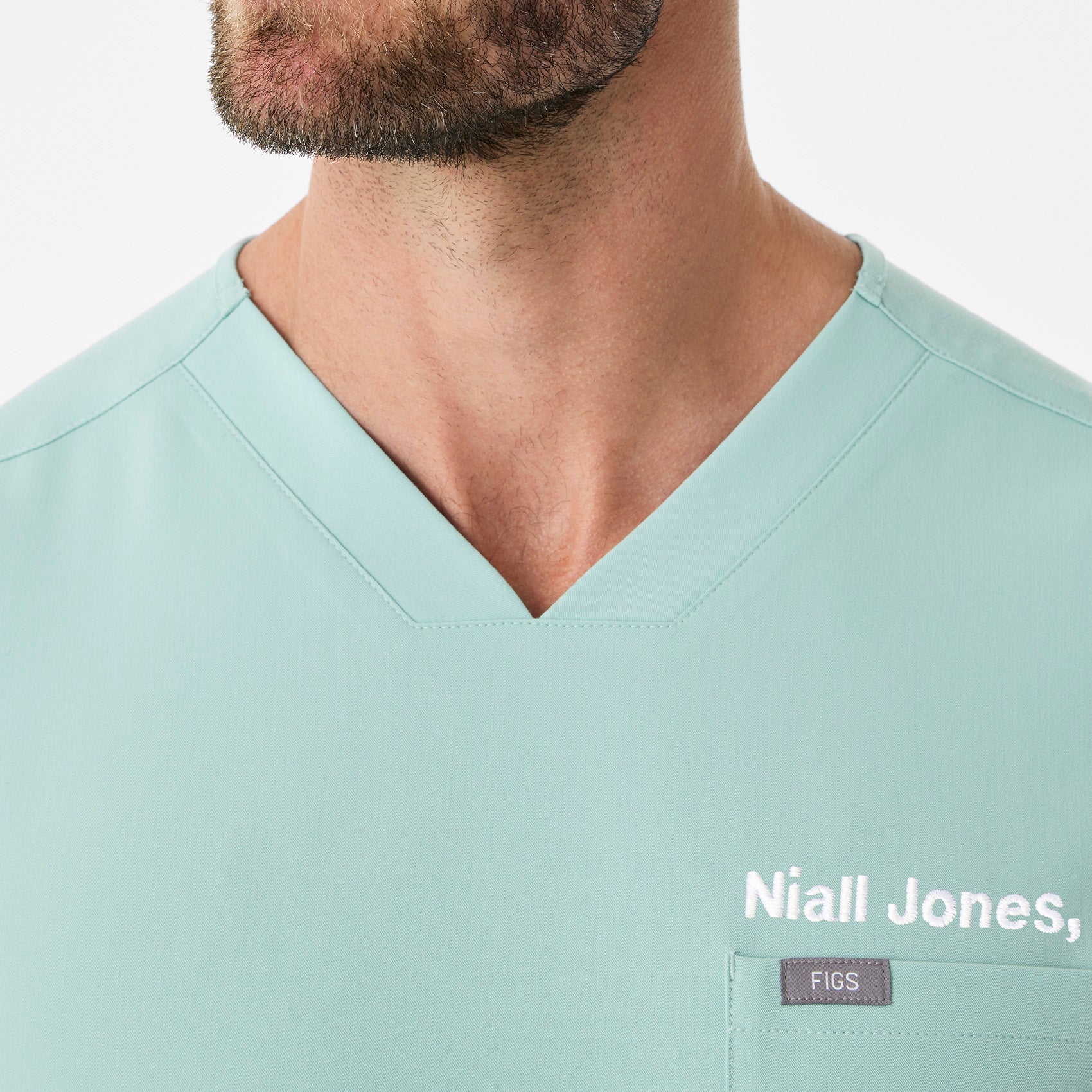Chisec Scrub Top™ - Seaglass