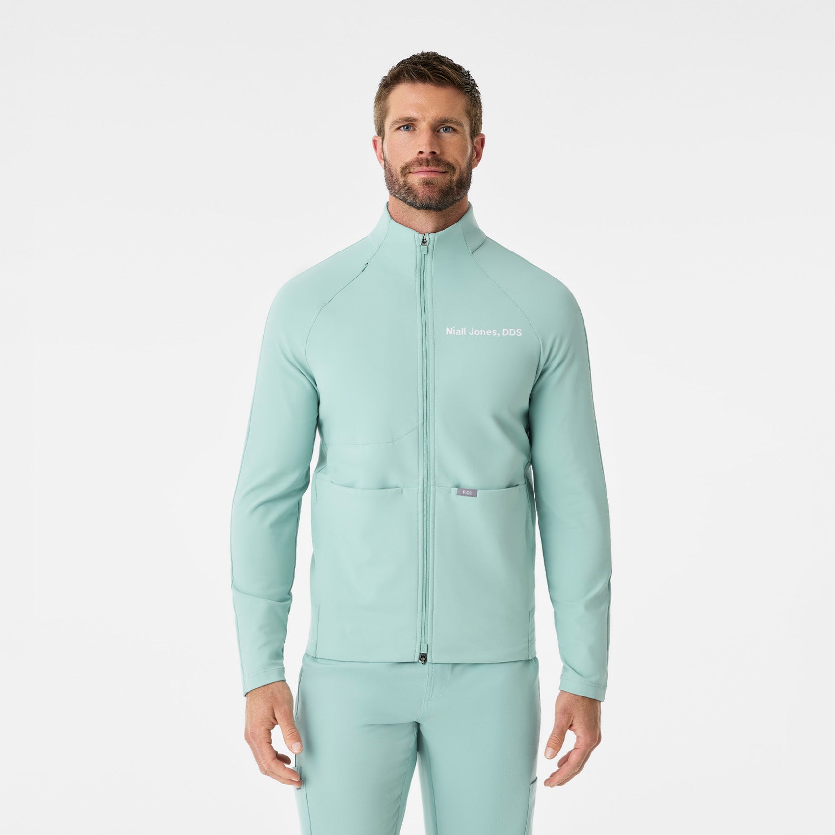 ContourKnit Scrub Jacket™ - Seaglass