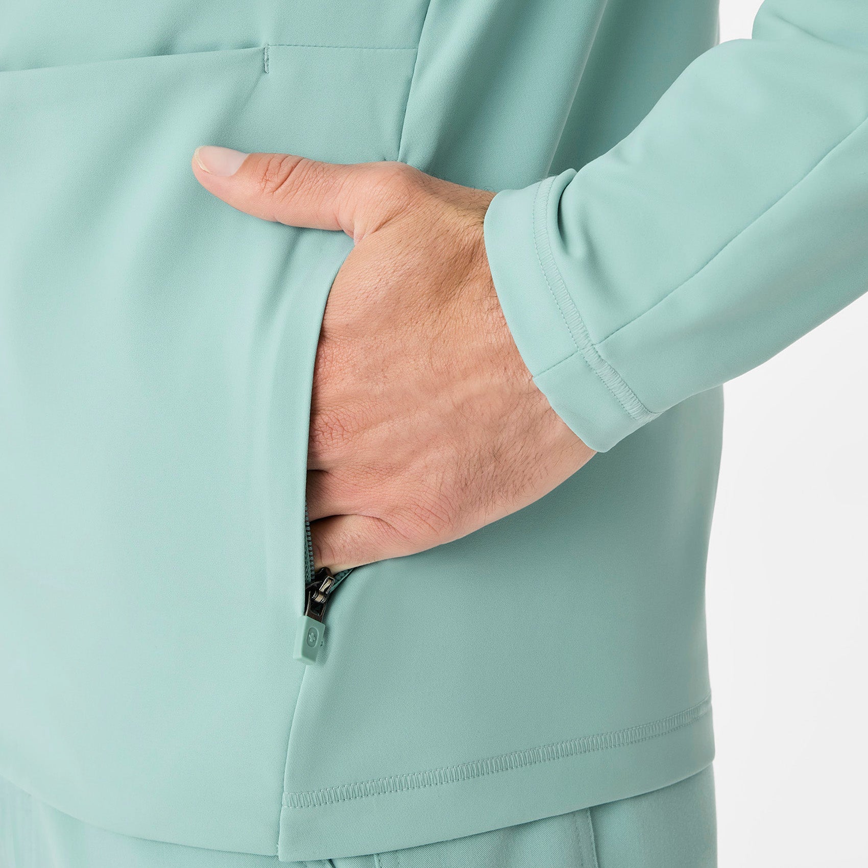 ContourKnit Scrub Jacket™ - Seaglass
