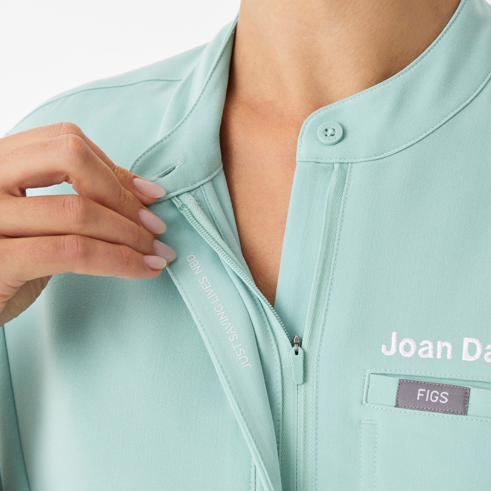Montex Relaxed Scrub Top - Seaglass