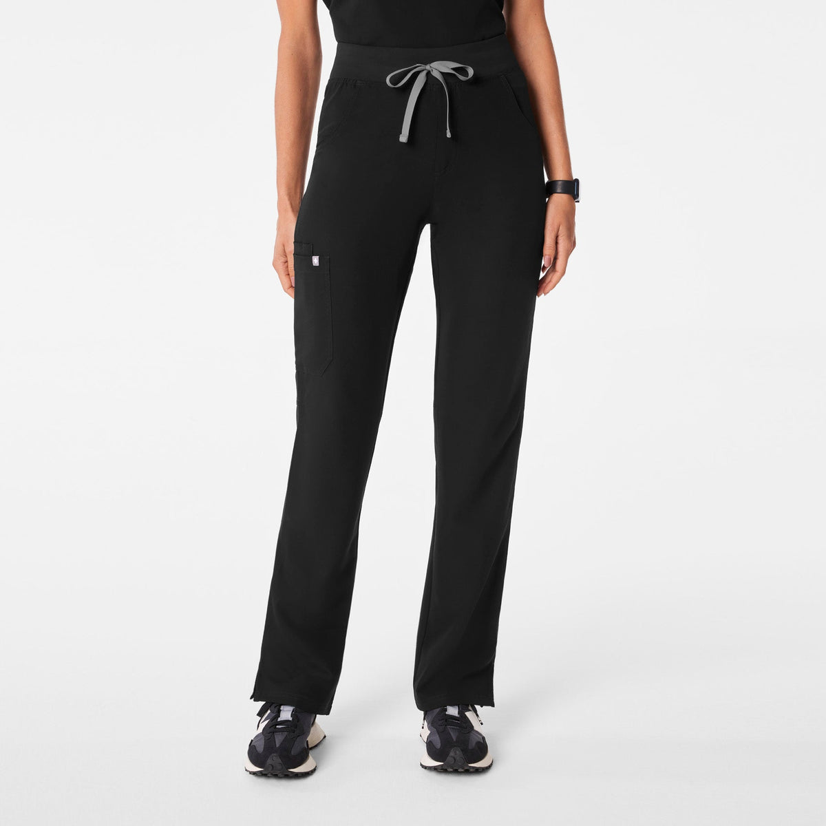 Kade High-Rise Straight-Leg Scrub Pant™ - Black