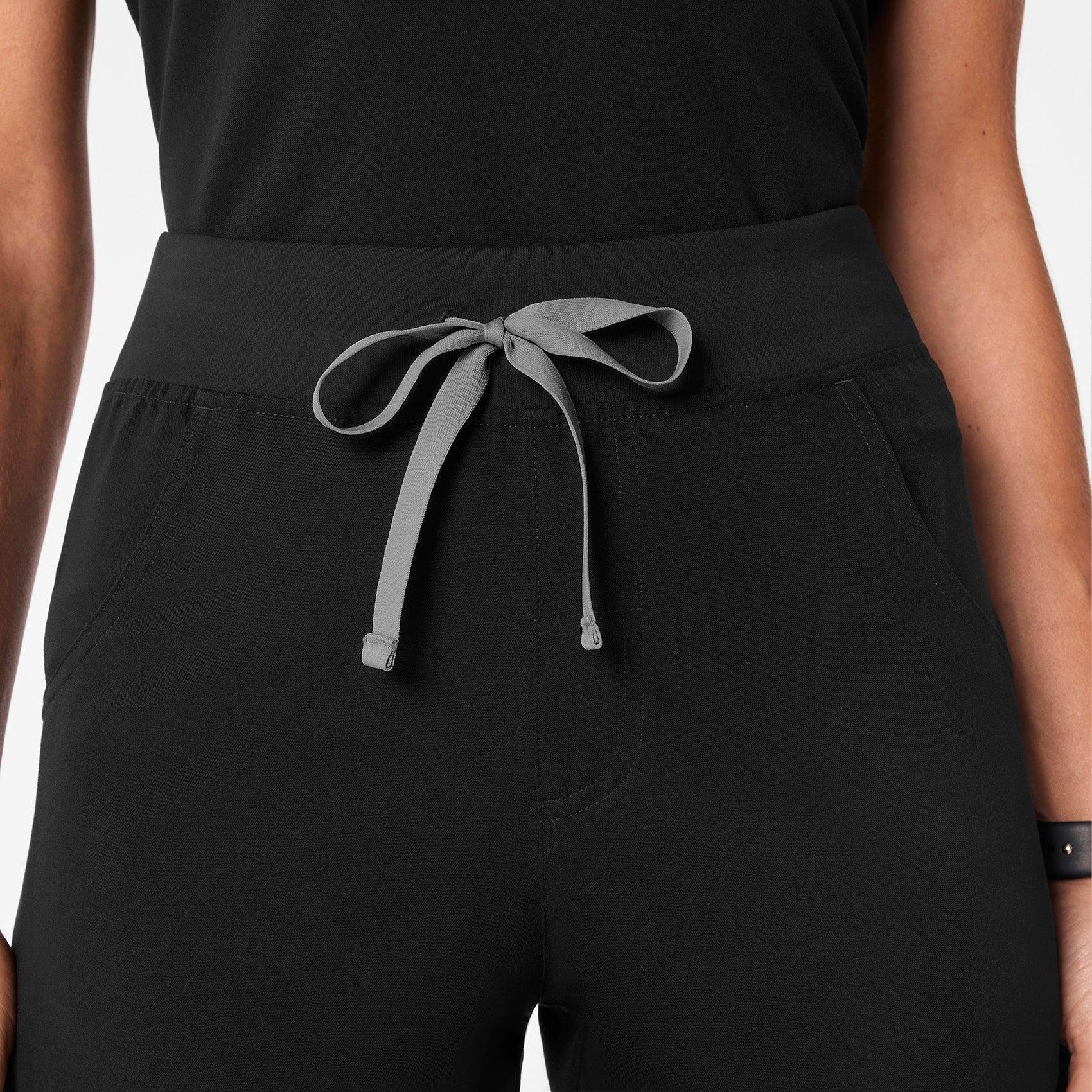 Kade High-Rise Straight-Leg Scrub Pant™ - Black
