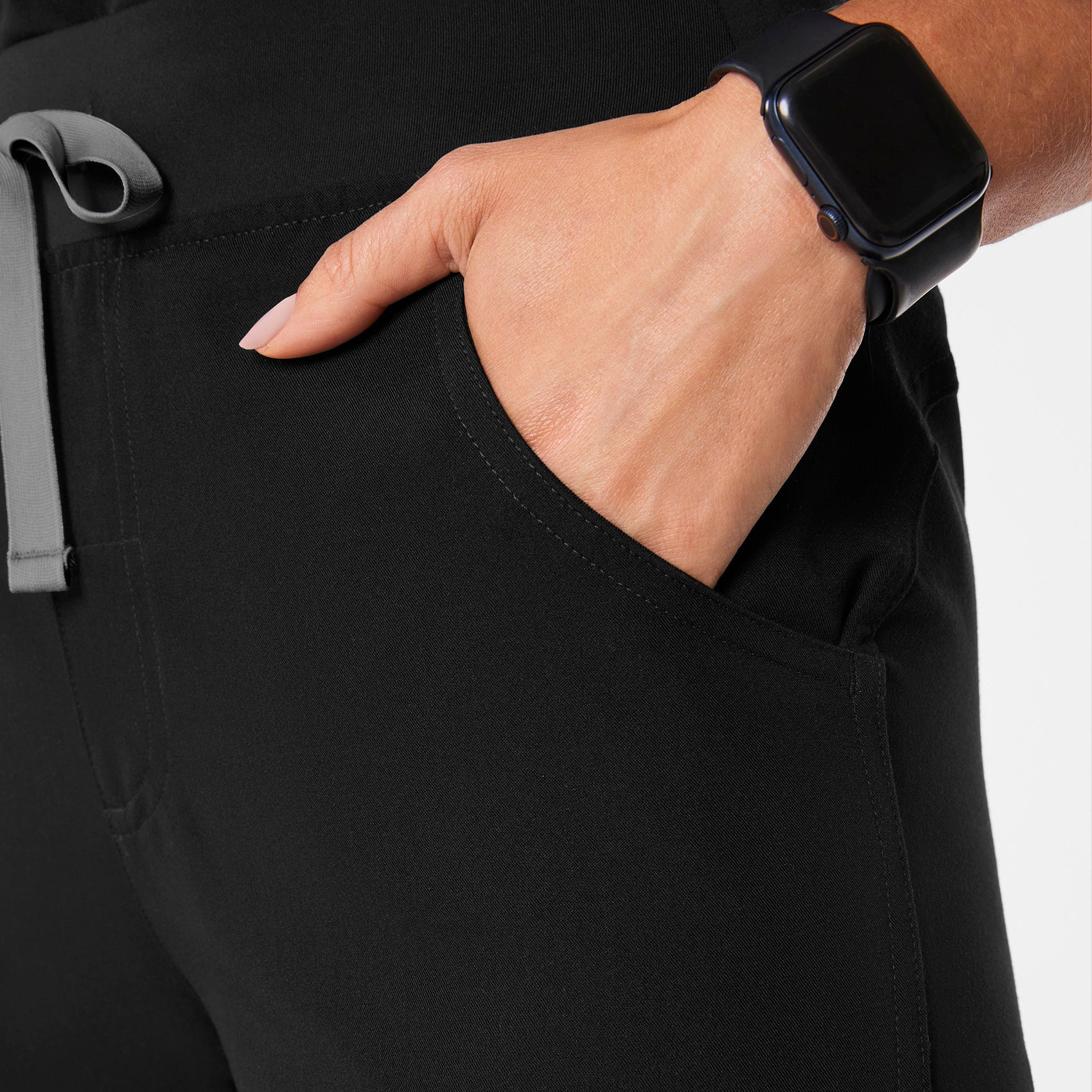 Kade High-Rise Straight-Leg Scrub Pant™ - Black