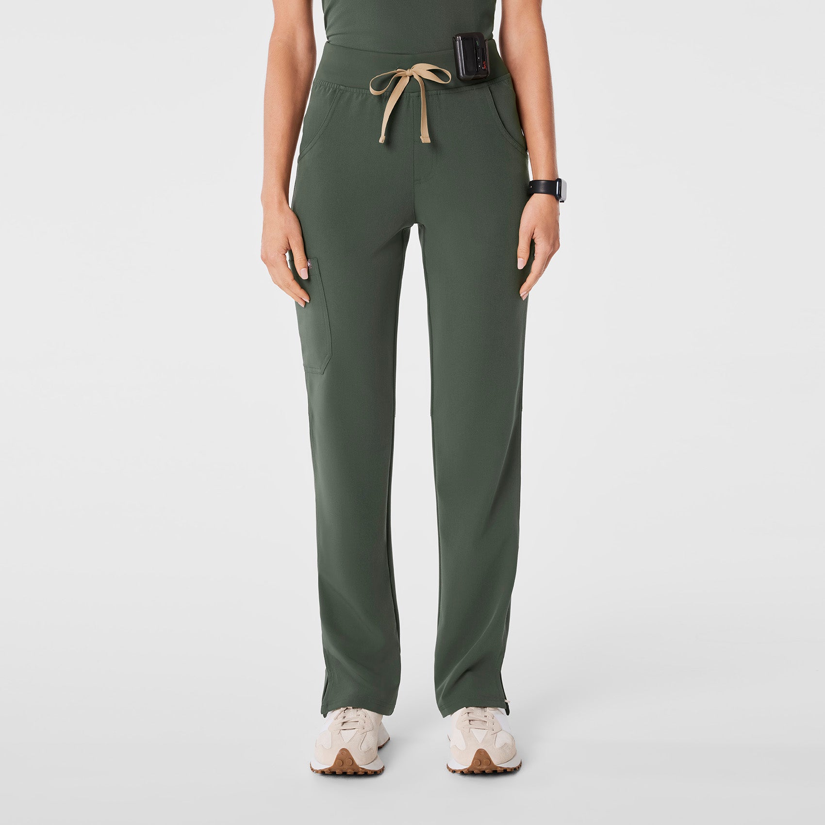 Kade High-Rise Straight-Leg Scrub Pant™ - Moss