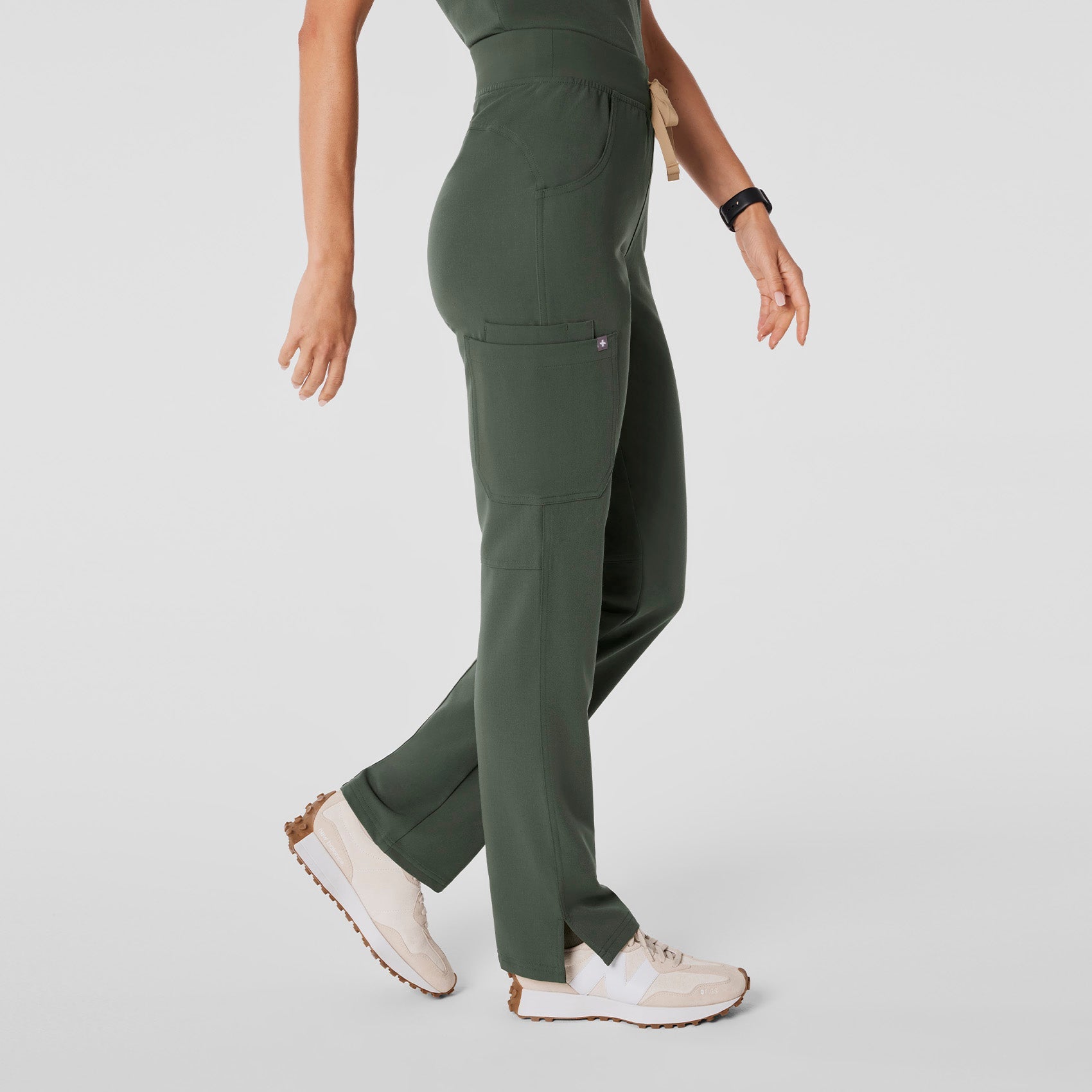 Kade High-Rise Straight-Leg Scrub Pant™ - Moss