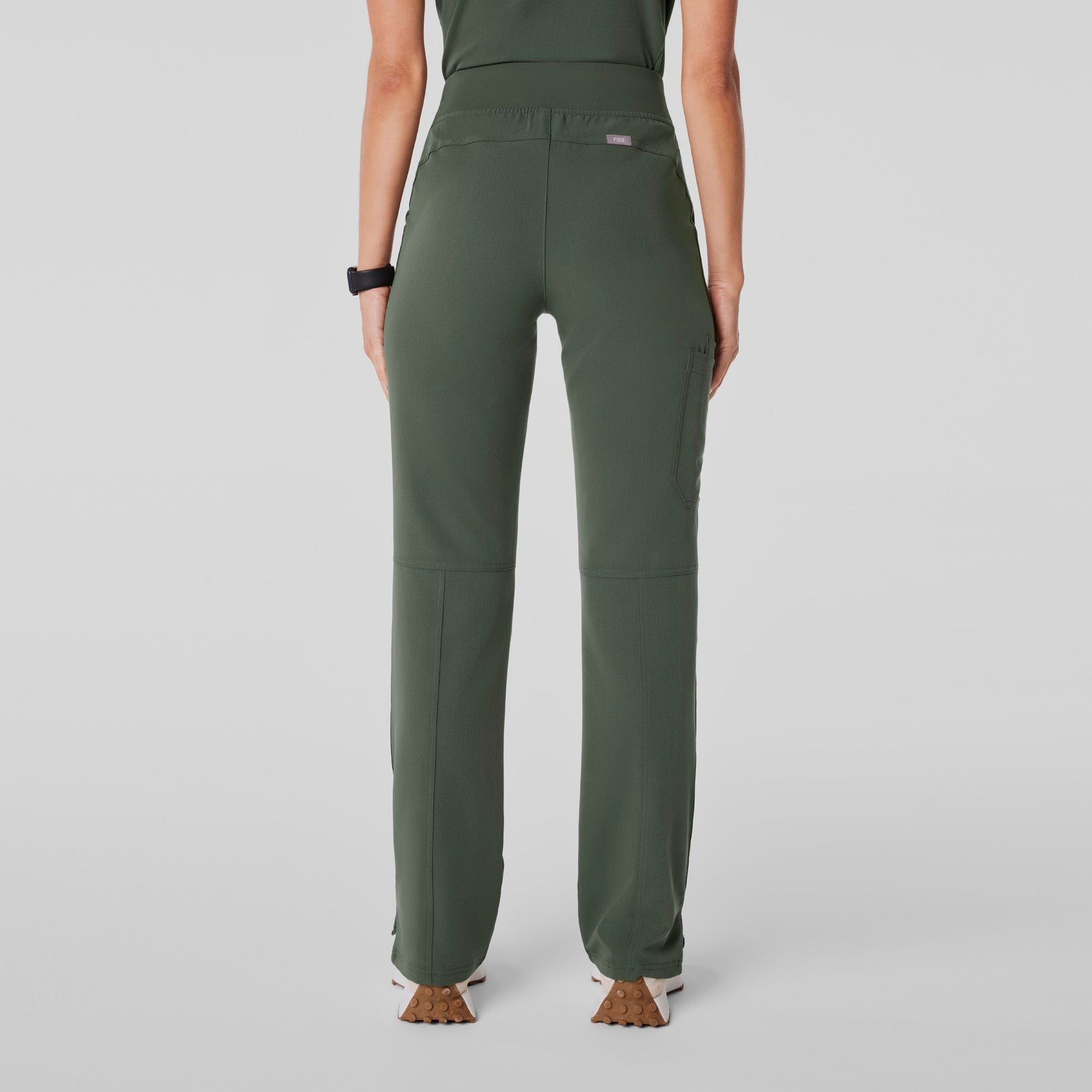Kade High-Rise Straight-Leg Scrub Pant™ - Moss