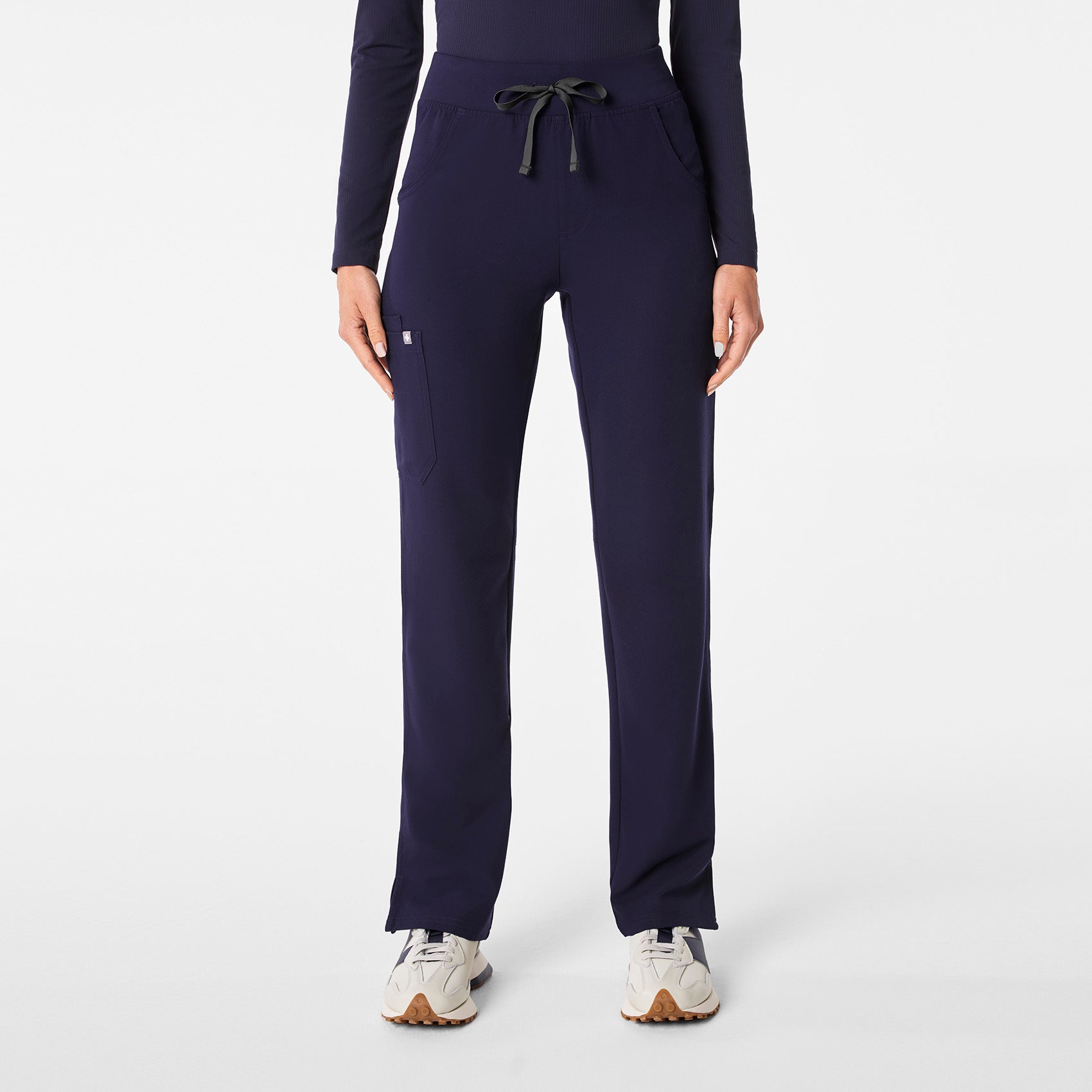 Kade High-Rise Straight-Leg Scrub Pant™ - Navy