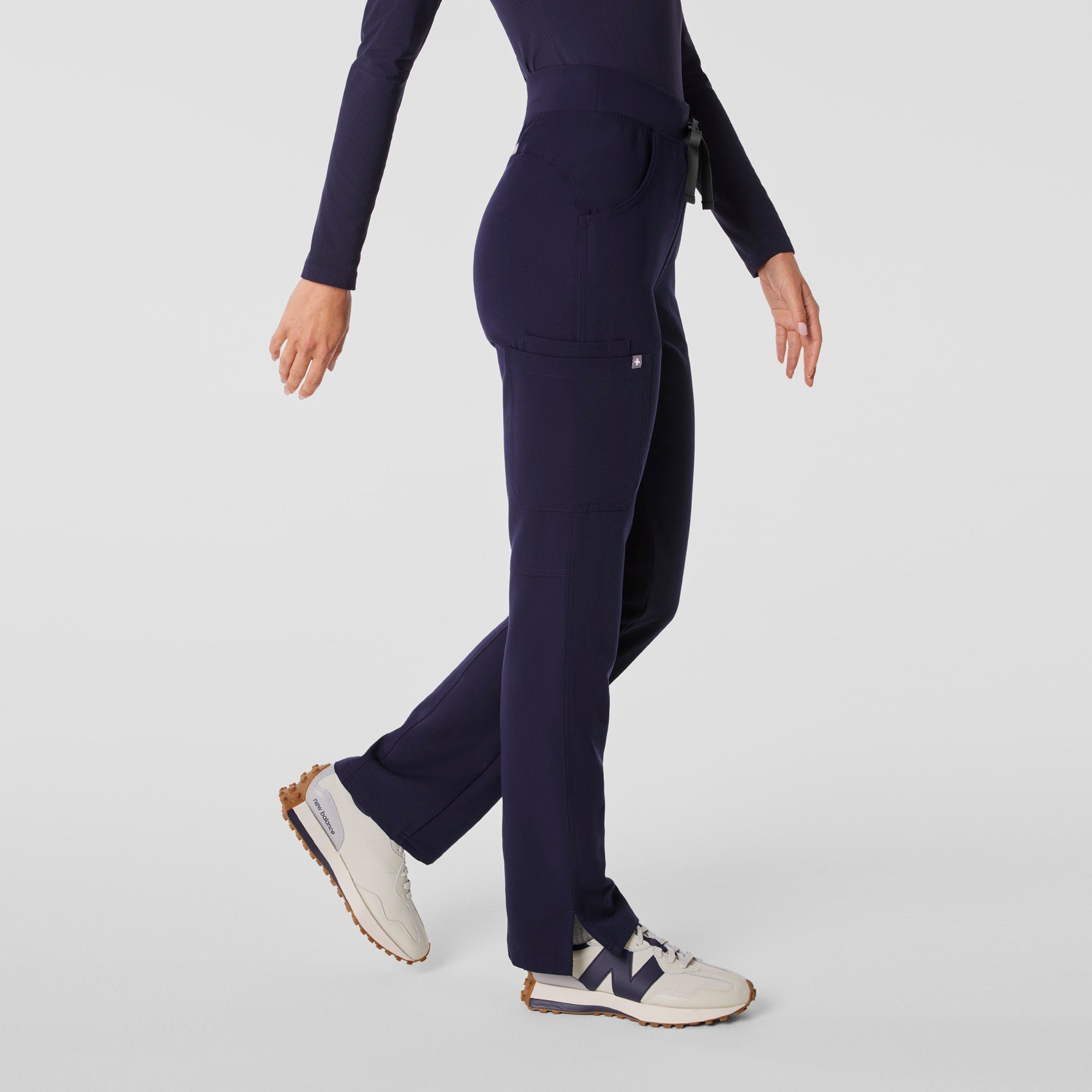 Kade High-Rise Straight-Leg Scrub Pant™ - Navy
