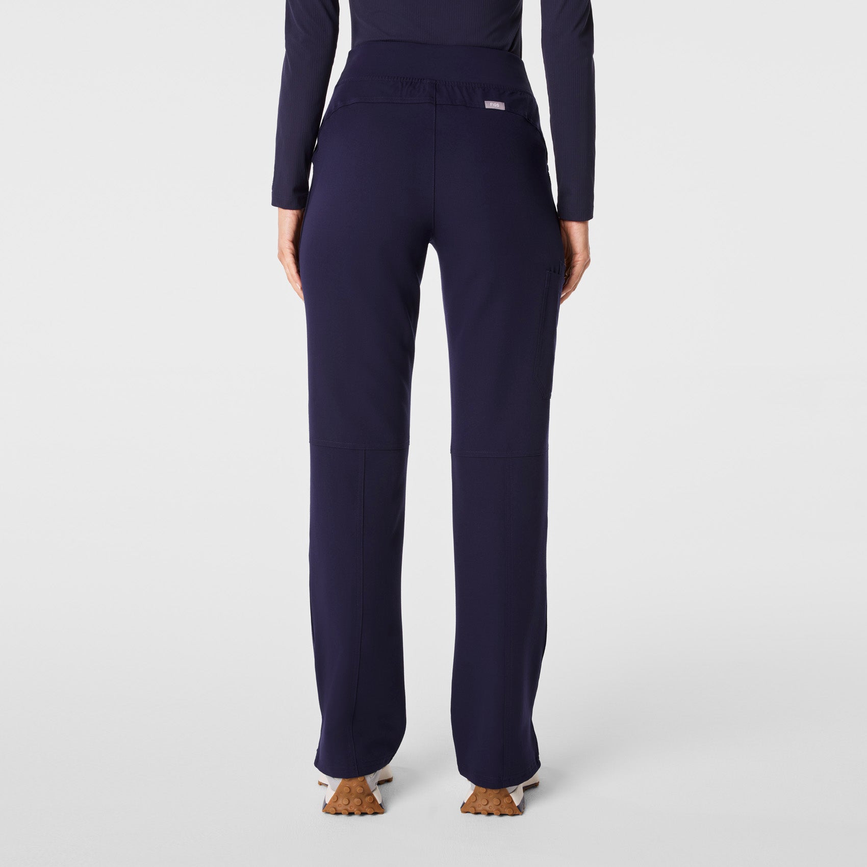 Kade High-Rise Straight-Leg Scrub Pant™ - Navy