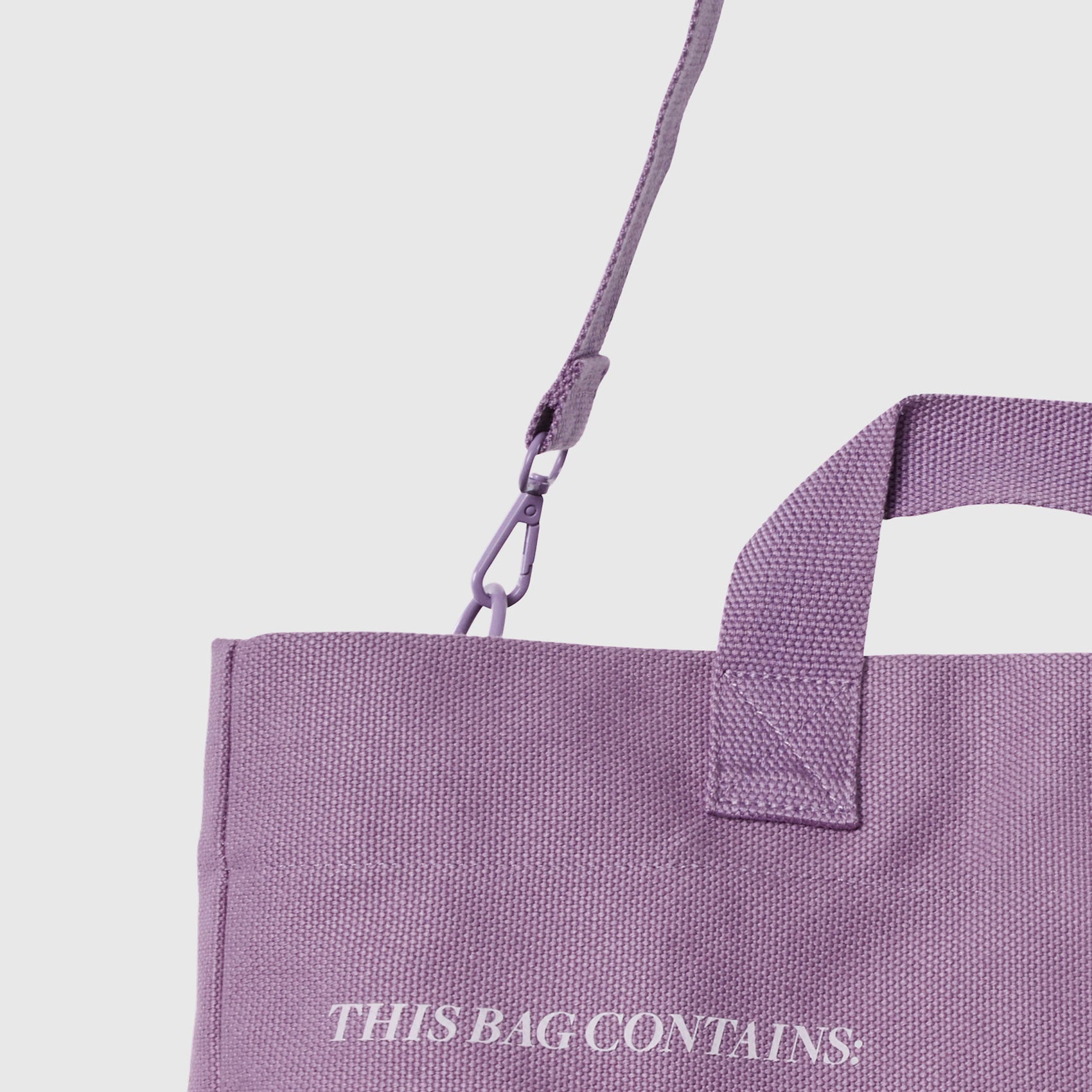 A Very Large Needle Detachable Strap Tote - Purple Haze