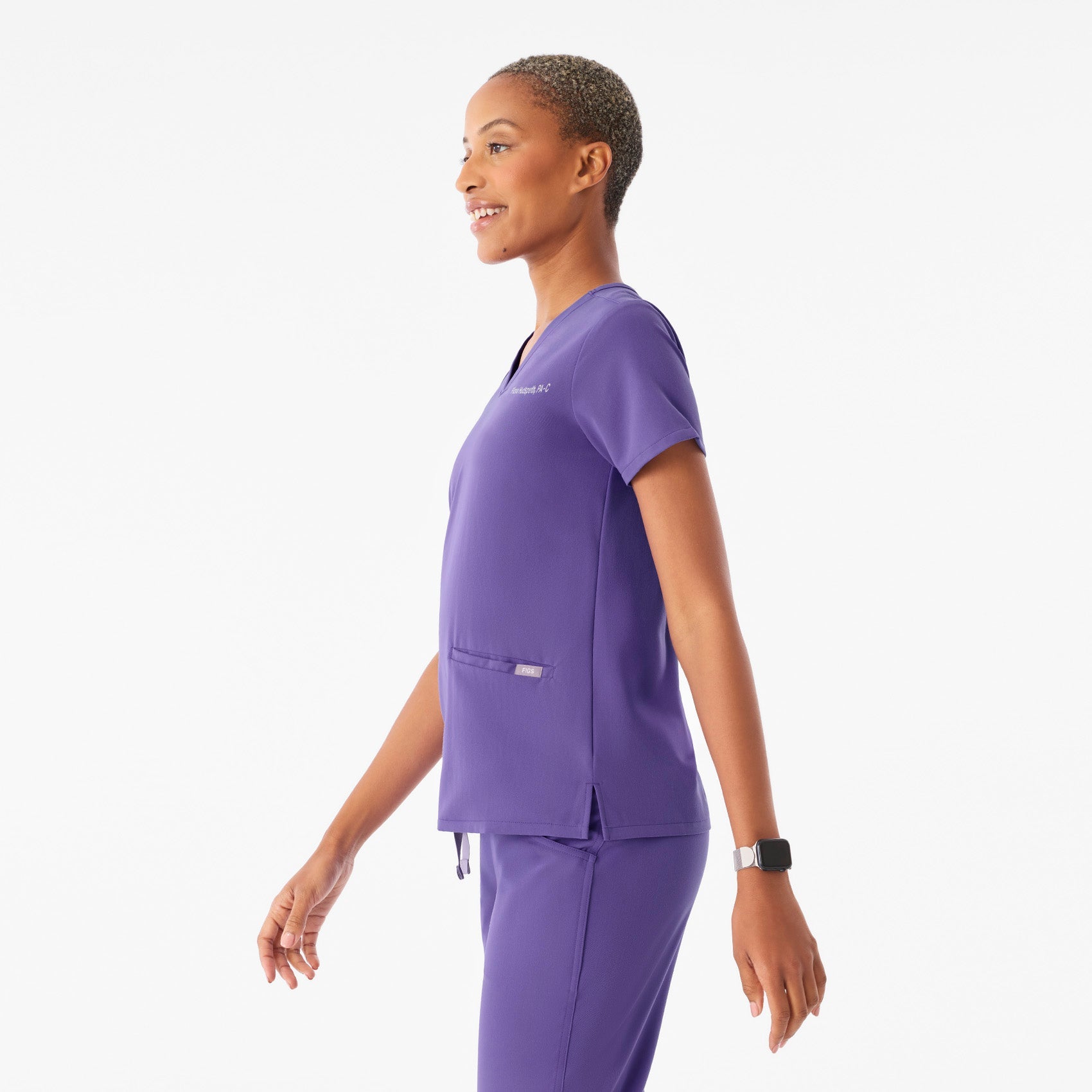 Casma Scrub Top™ - Amethyst