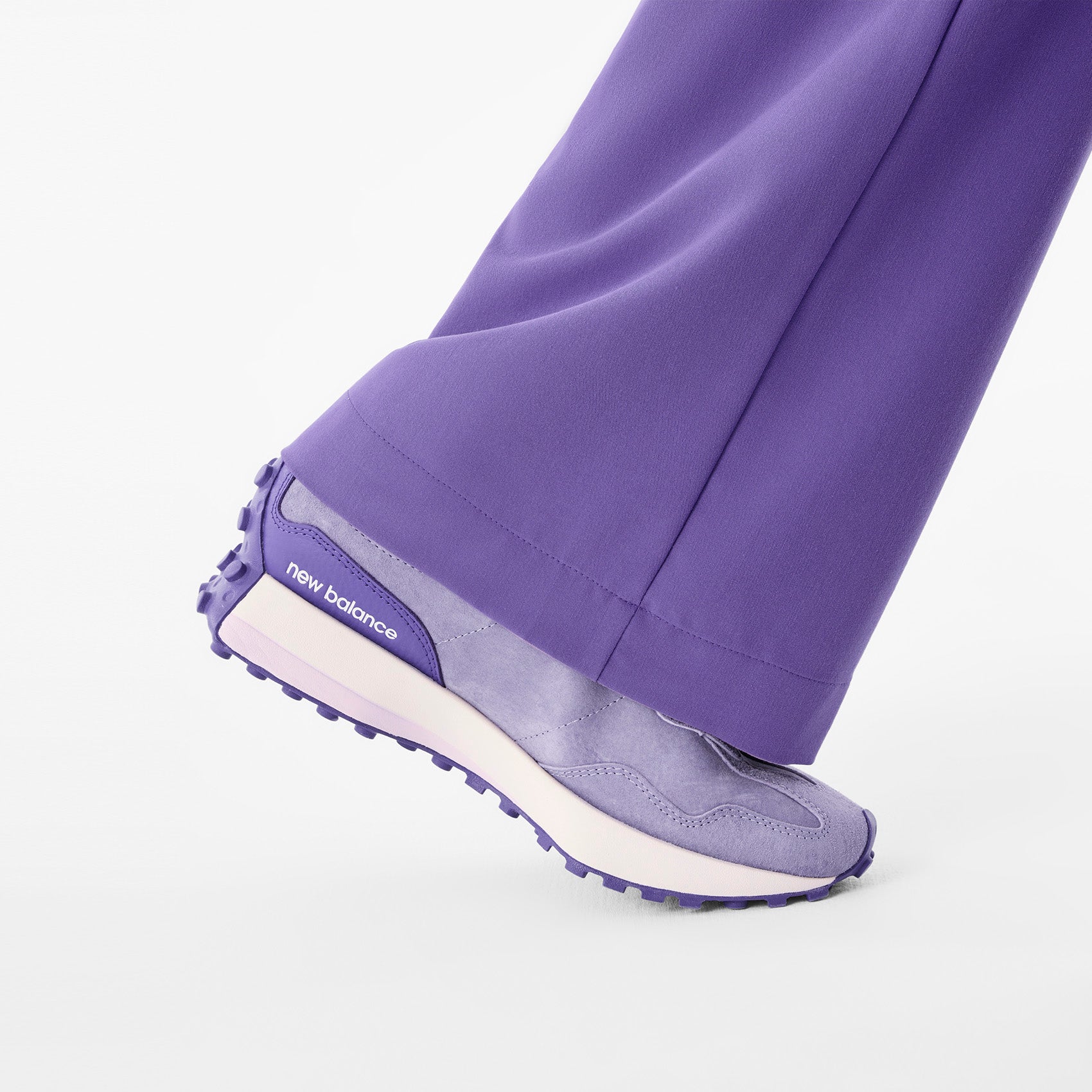 Isabel High-Rise Wide-Leg Scrub Pant - Amethyst