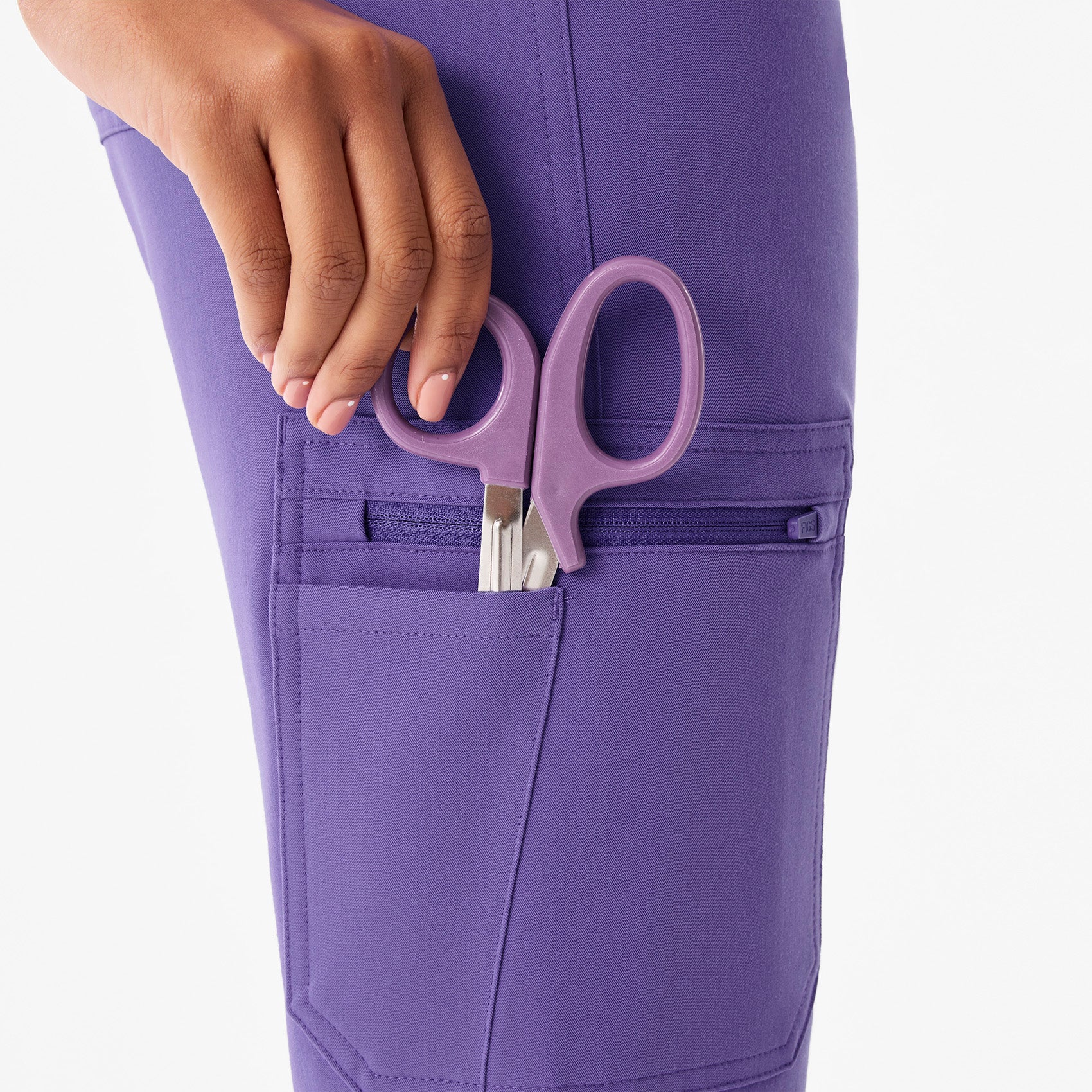 Yola High-Rise Slim Scrub Pant™ - Amethyst