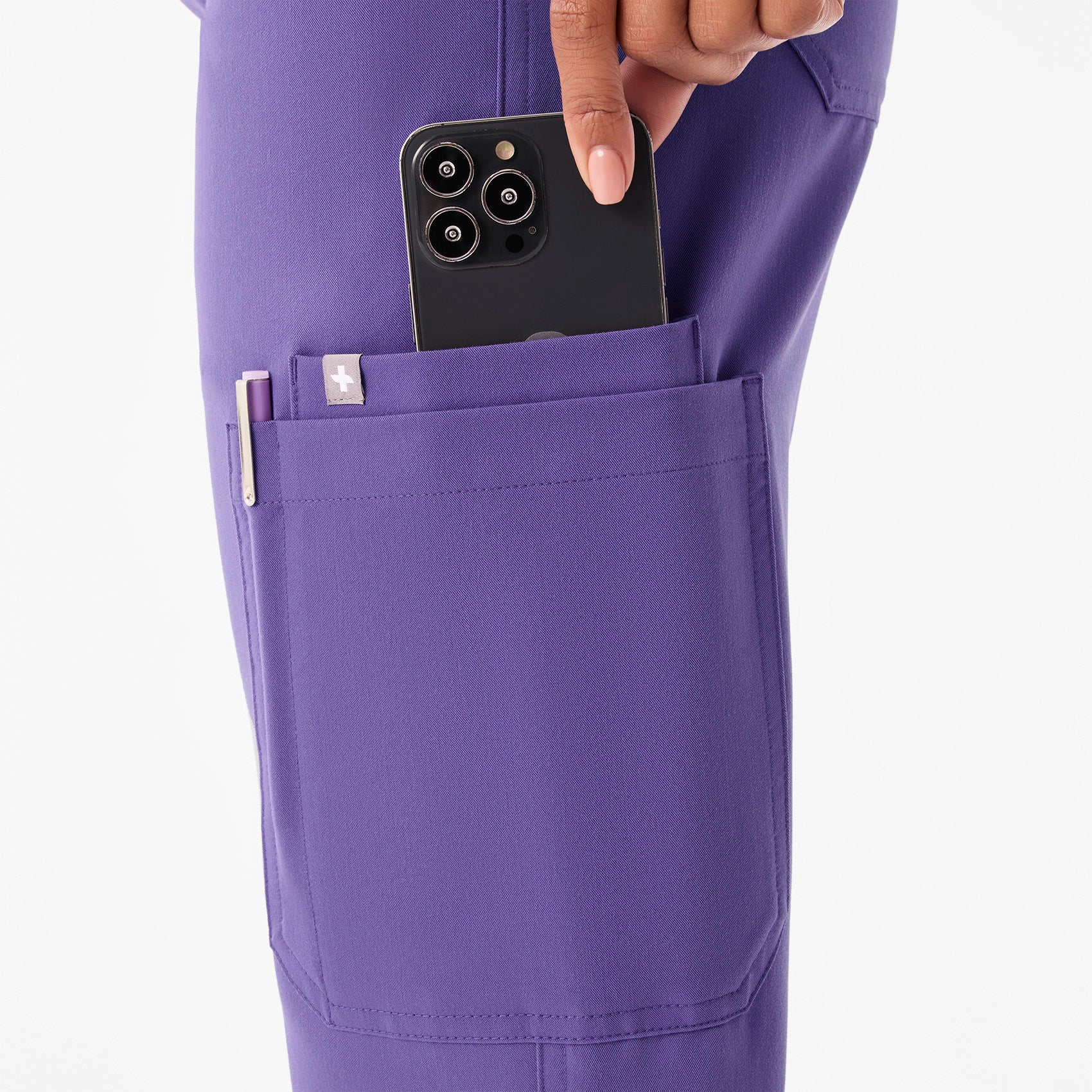 Yola High-Rise Slim Scrub Pant™ - Amethyst