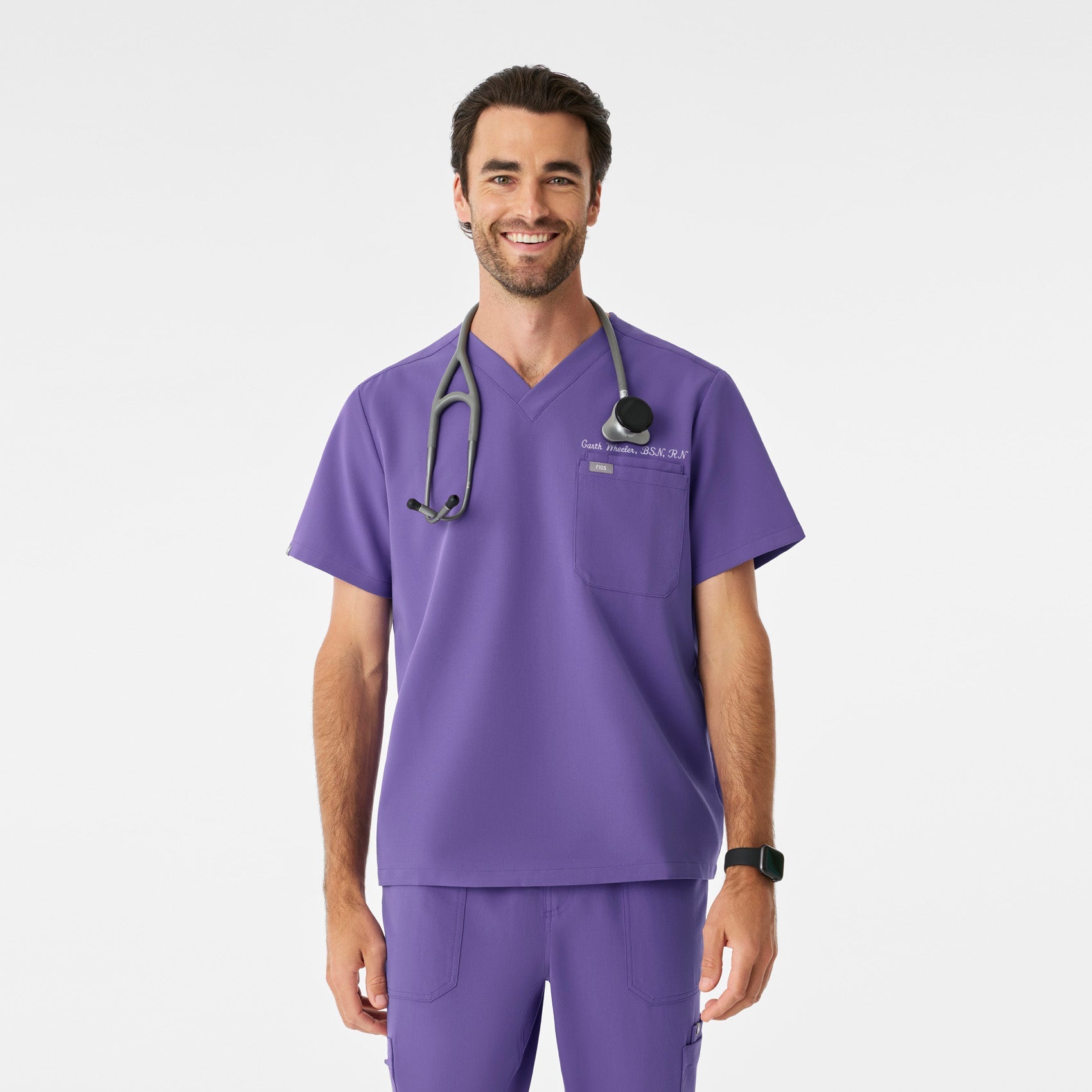 Leon Scrub Top™ - Amethyst