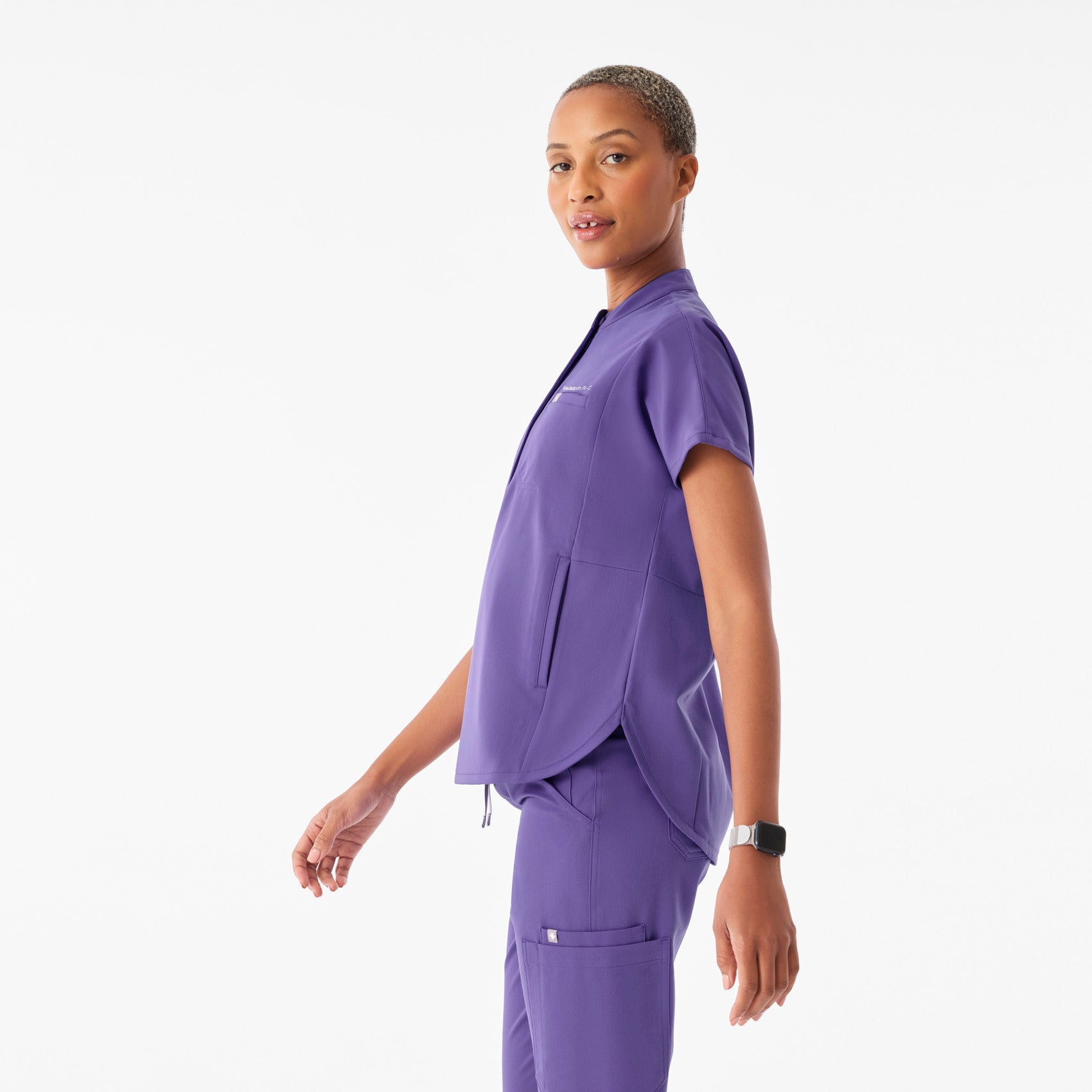 Montex Relaxed Scrub Top - Amethyst