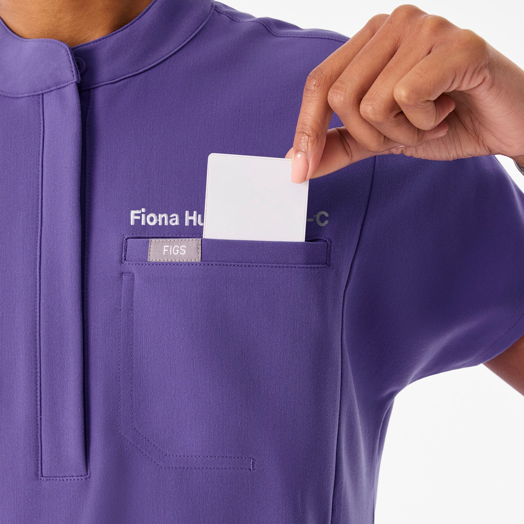 Montex Relaxed Scrub Top - Amethyst