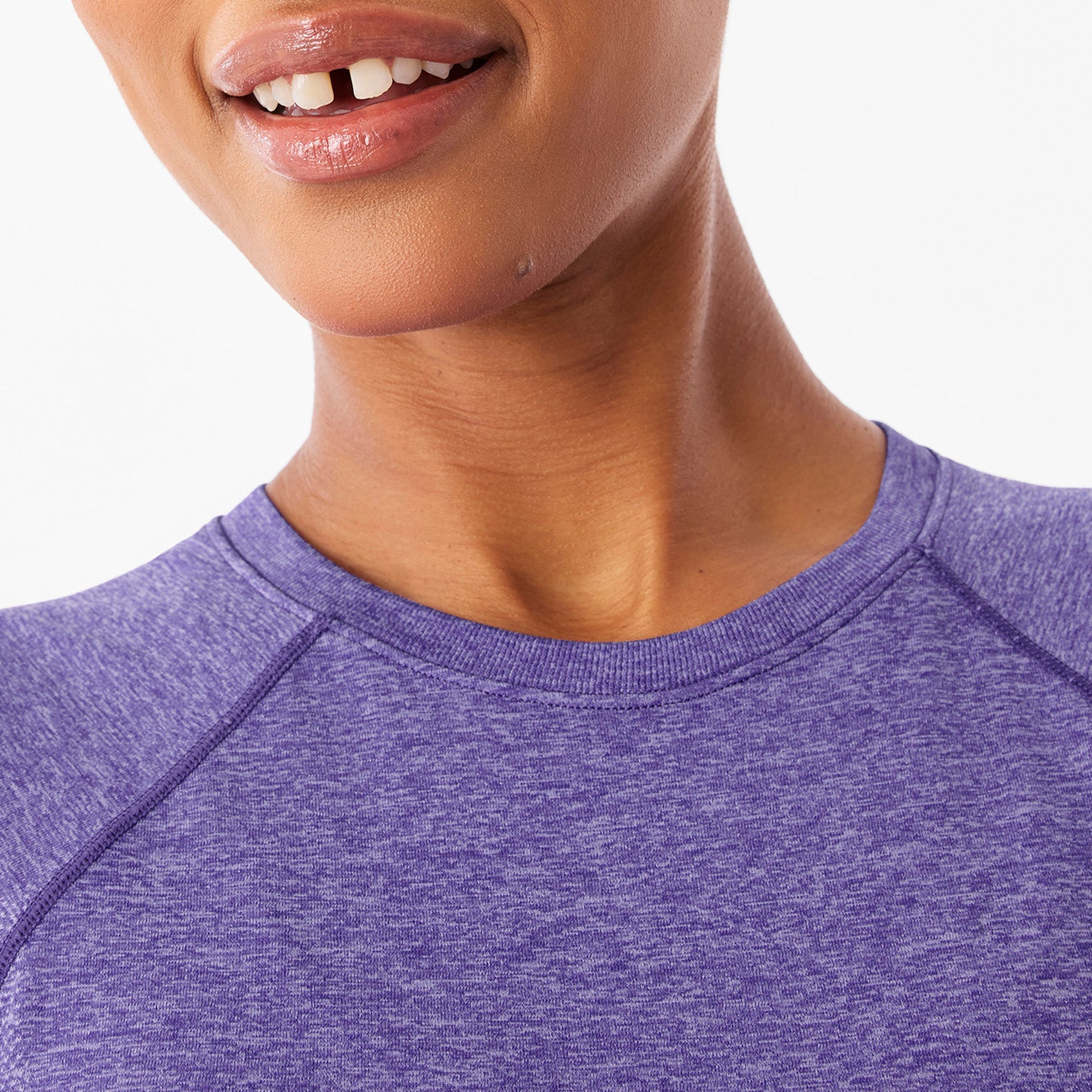 Salta Seamless Short-Sleeve Underscrub - Amethyst