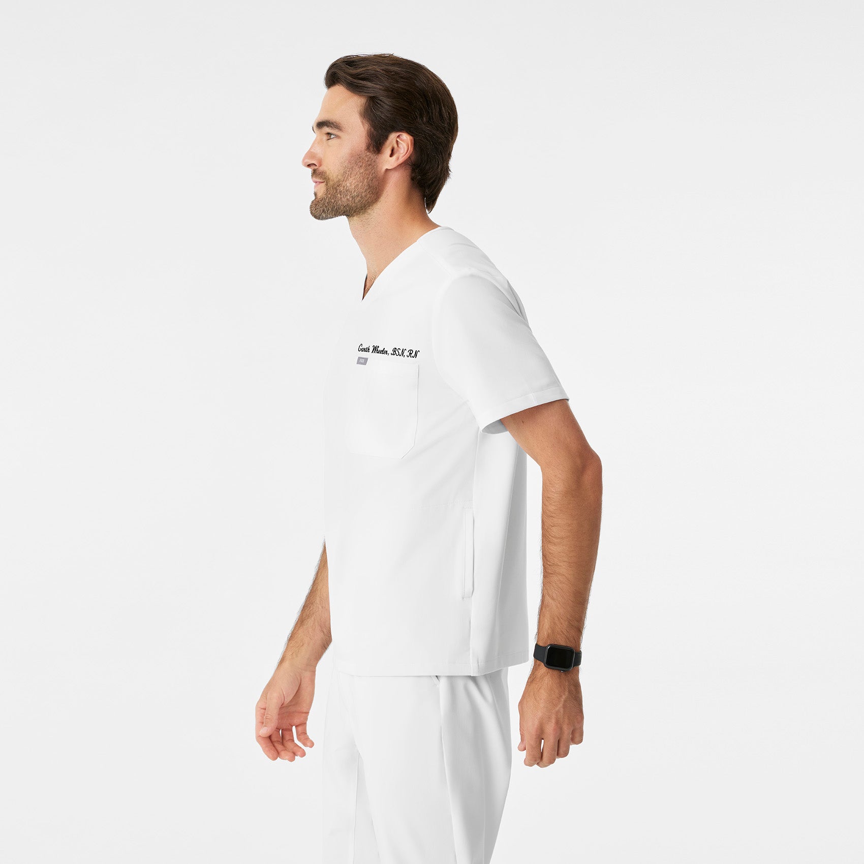 Chisec Scrub Top™ - Optic White
