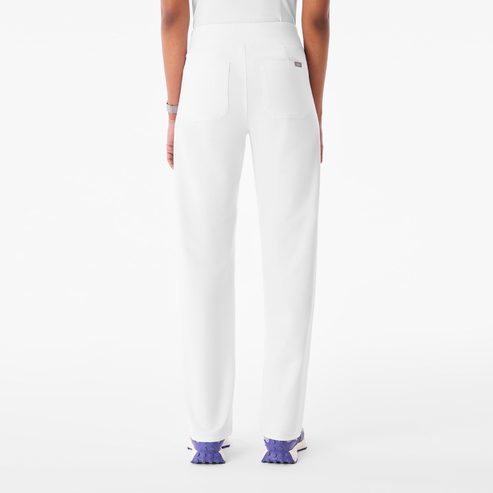 Livingston High-Rise Straight-Leg Scrub Pant™ - Optic White