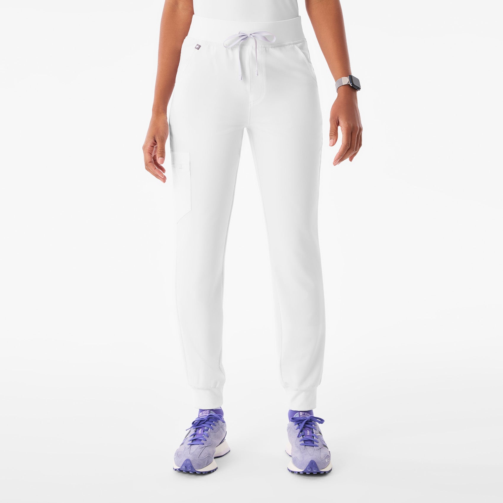 Zamora High-Rise Jogger Scrub Pant™ - Optic White