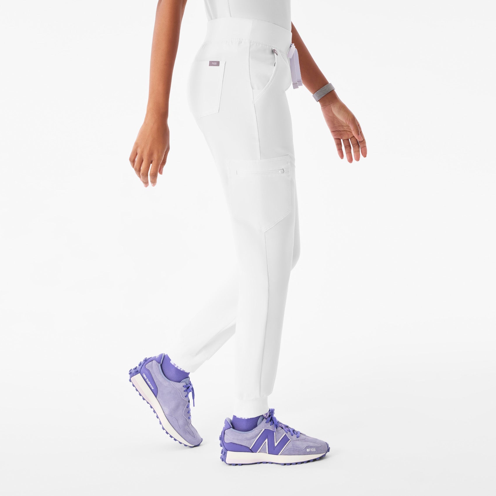 Zamora High-Rise Jogger Scrub Pant™ - Optic White