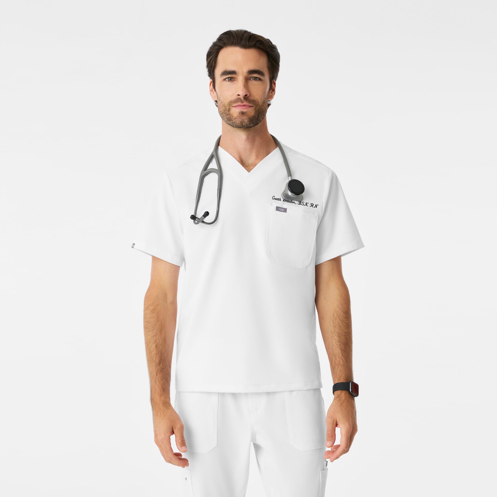 Leon Scrub Top™ - Optic White