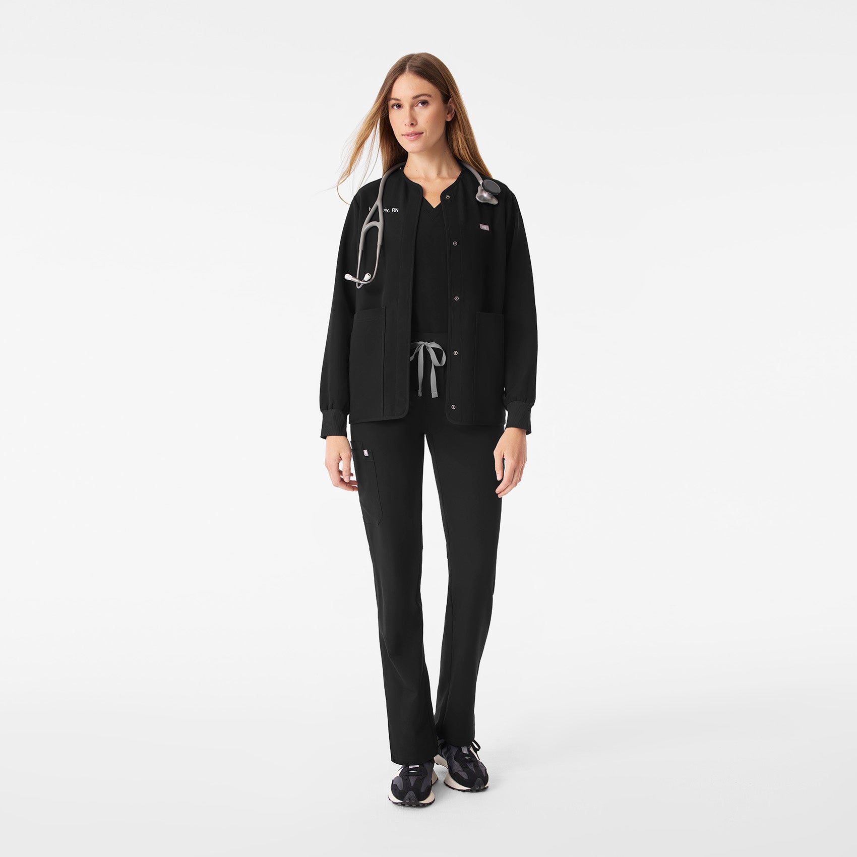Claire Scrub Jacket - Black