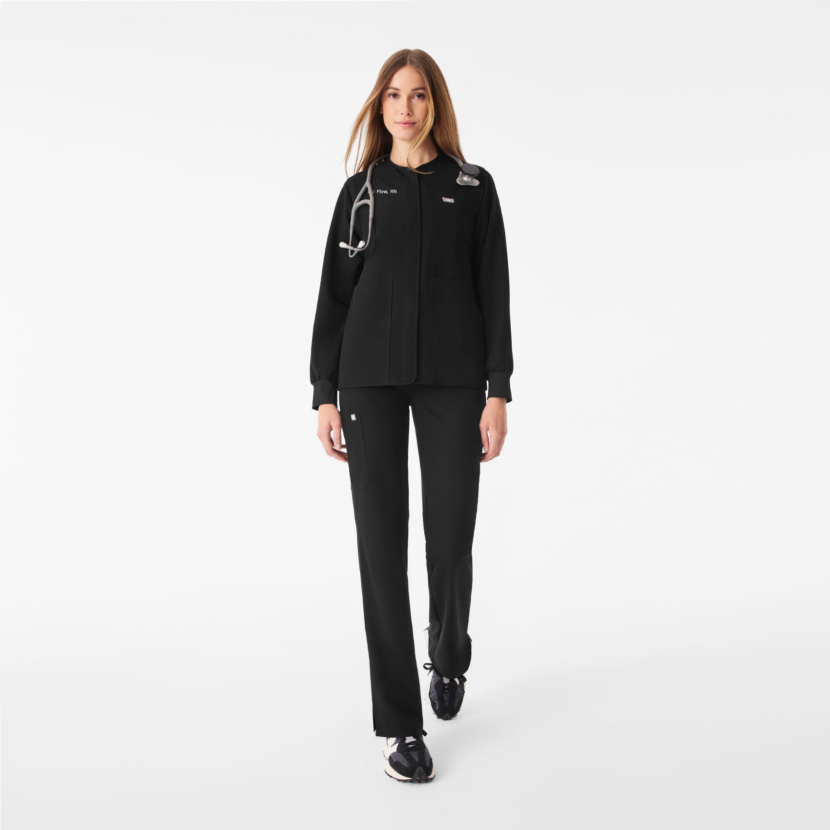 Claire Scrub Jacket - Black