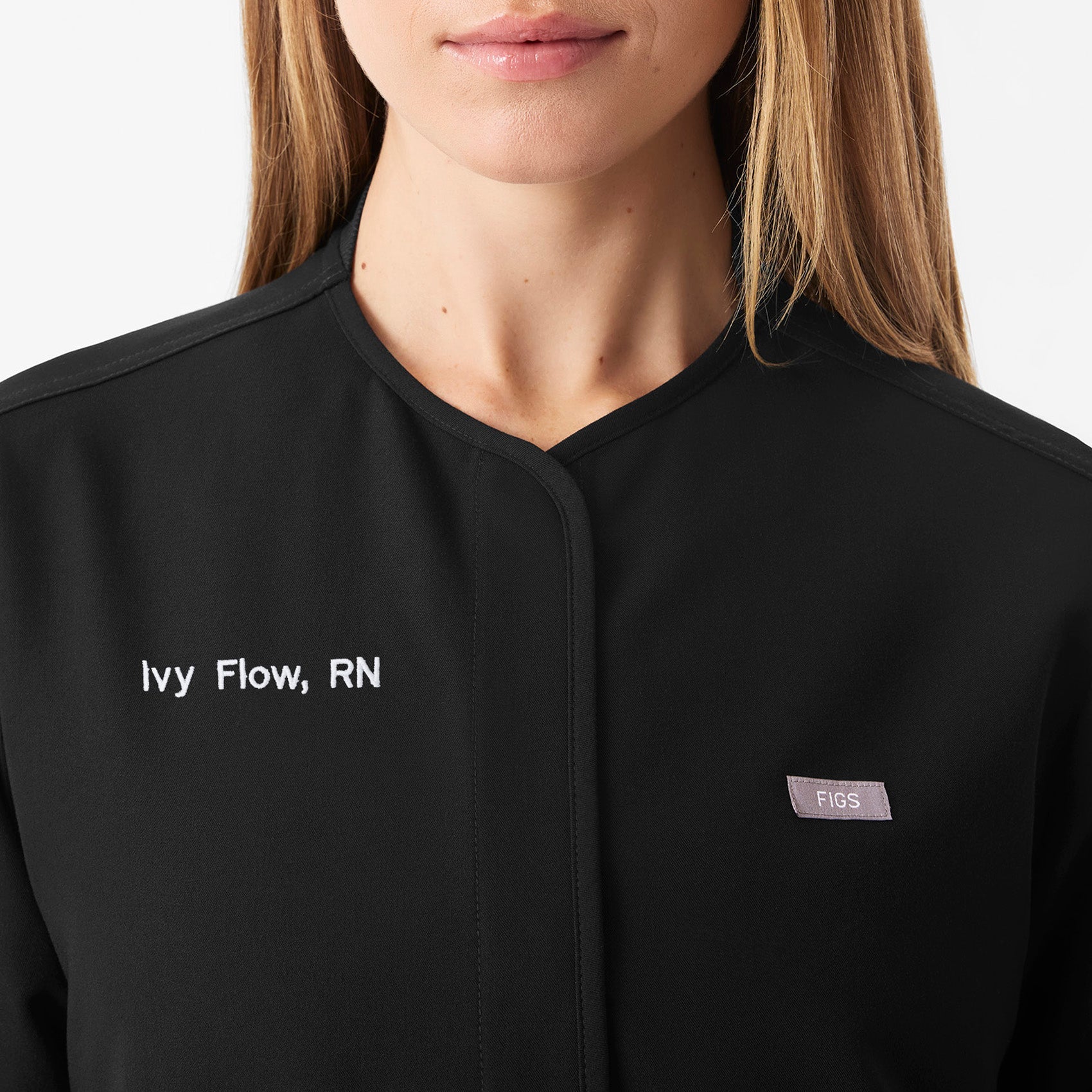 Claire Scrub Jacket - Black