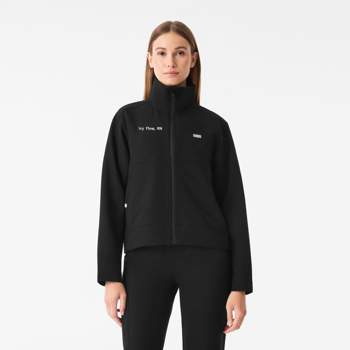 Lenox Scrub Jacket - Black