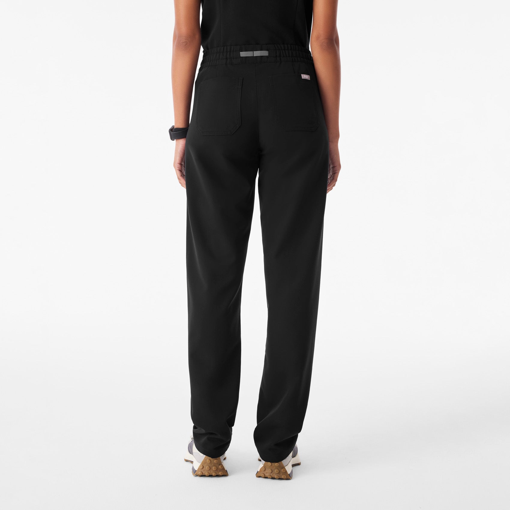 Livingston Ruched Straight-Leg Scrub Pant™  - Black