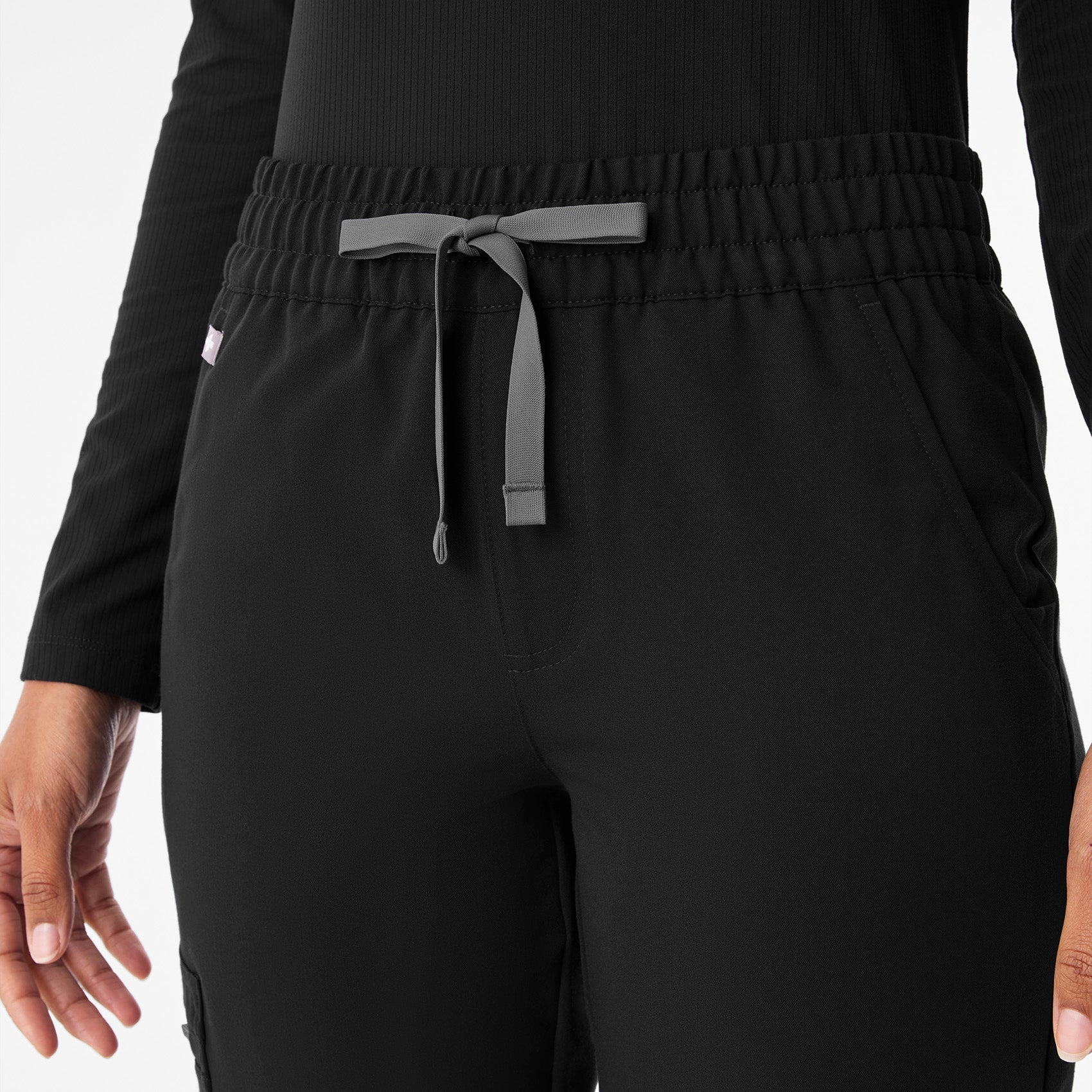 Zamora Ruched Jogger Scrub Pant™ - Black