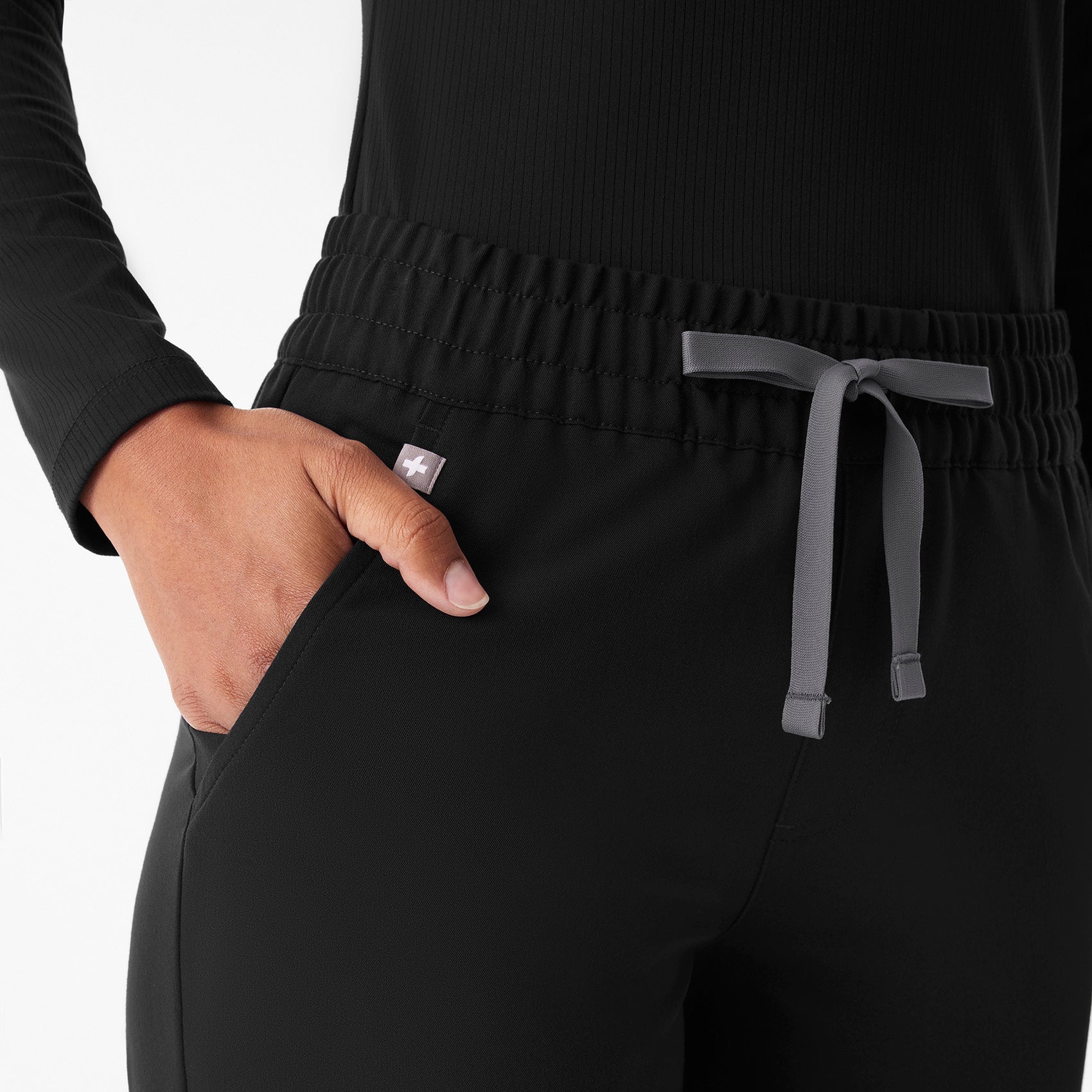 Zamora Ruched Jogger Scrub Pant™ - Black
