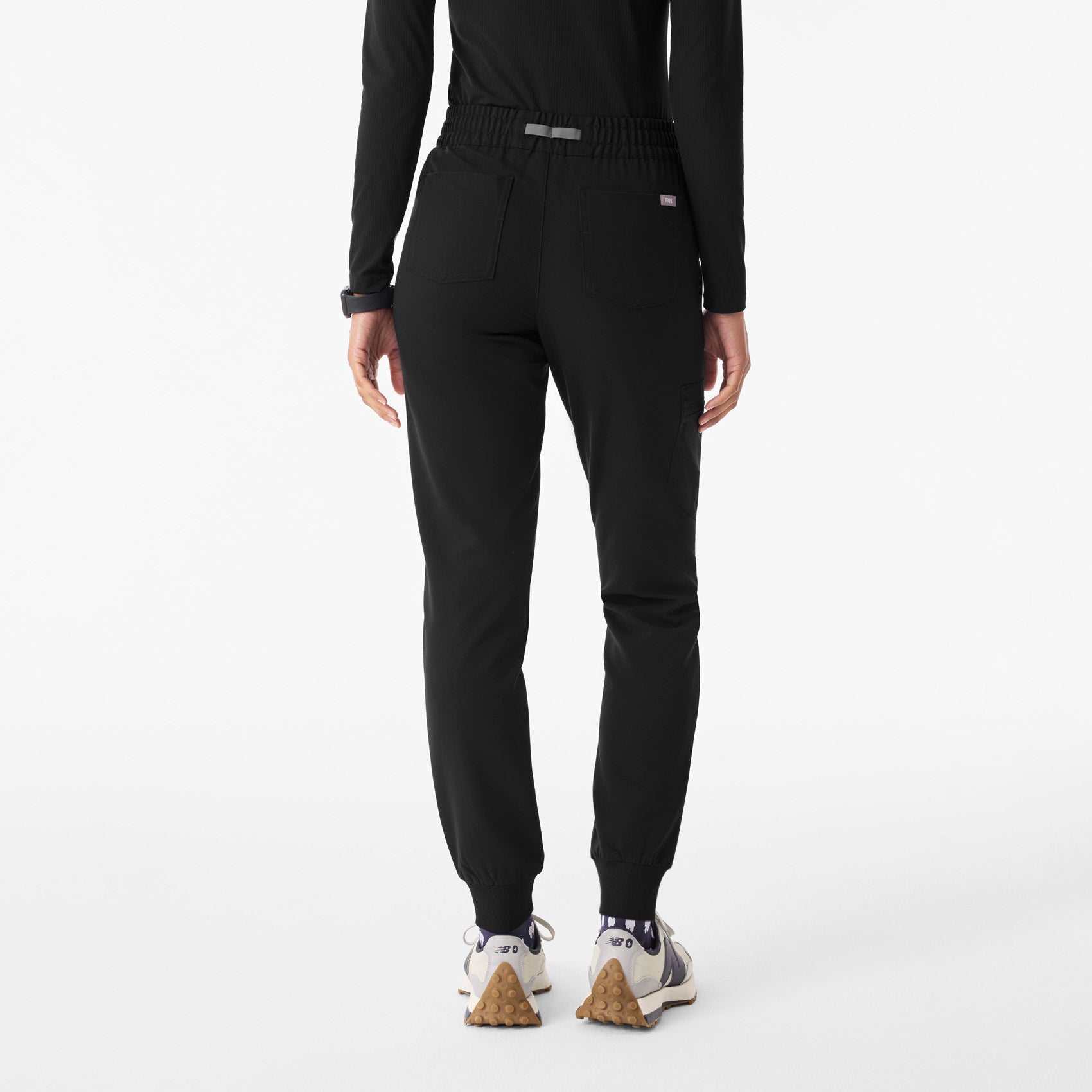 Zamora Ruched Jogger Scrub Pant™ - Black