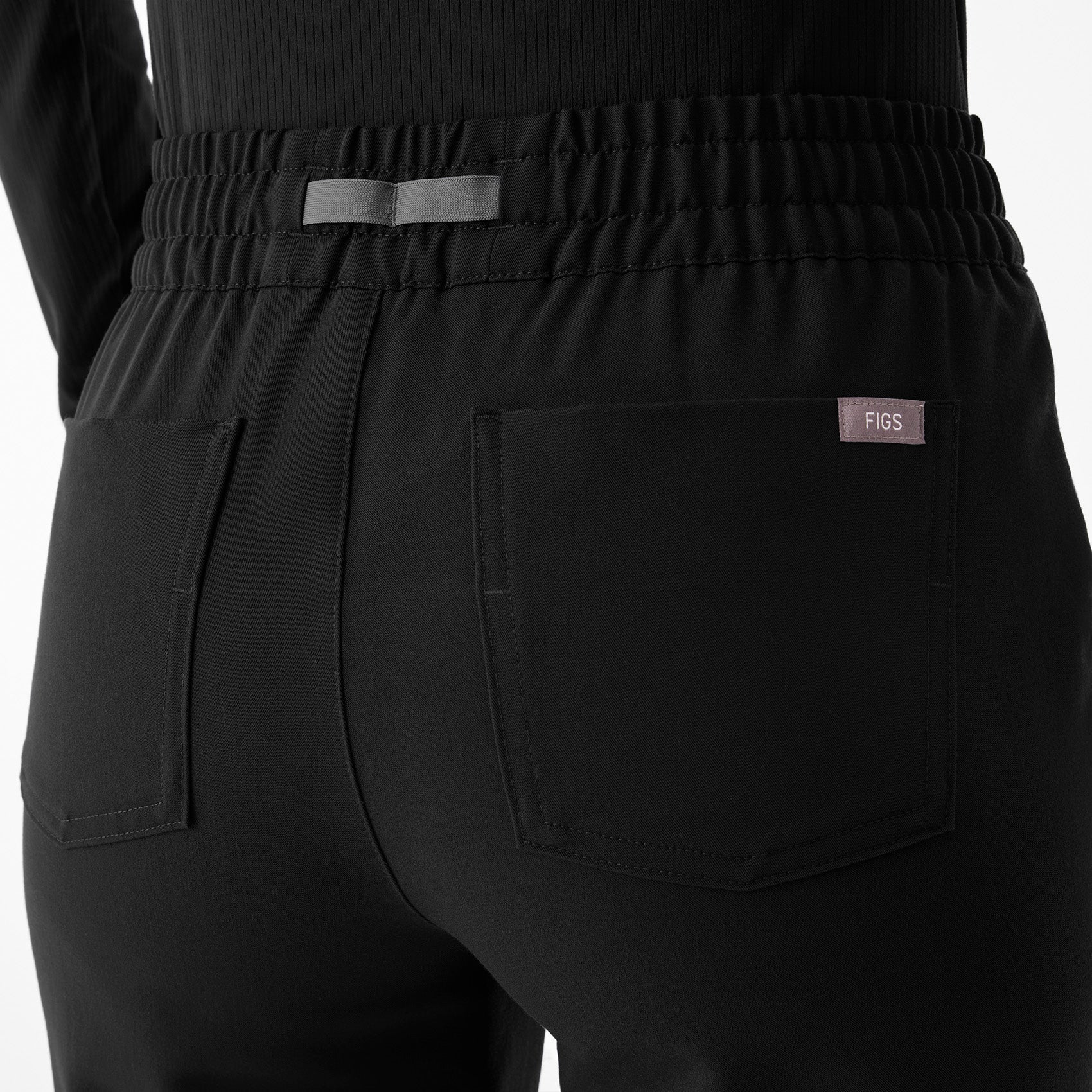 Zamora Ruched Jogger Scrub Pant™ - Black