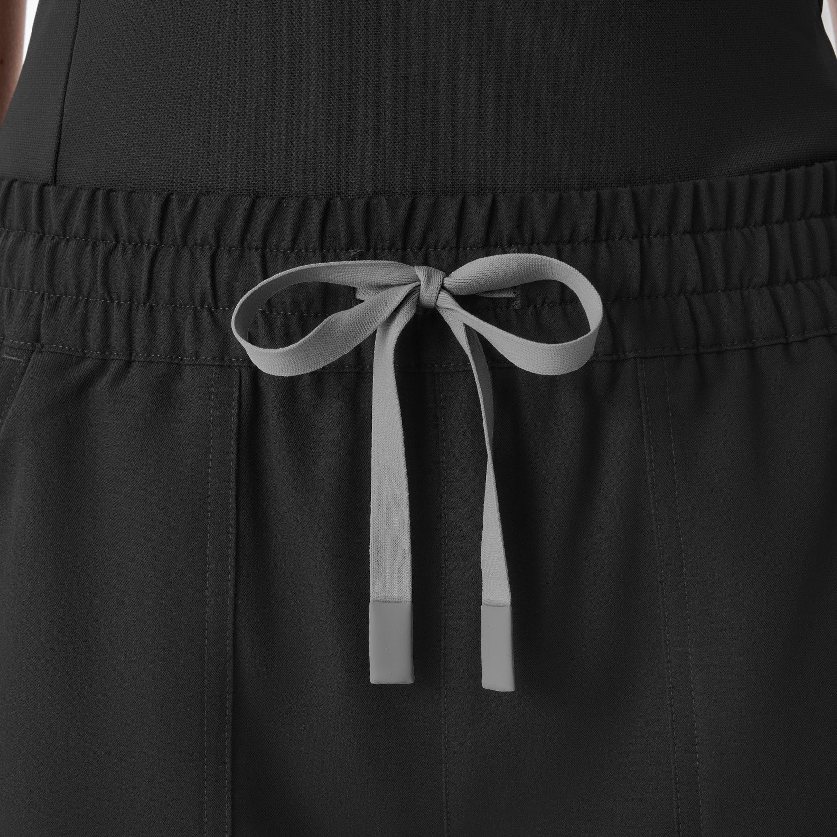 Roslyn Wide-Leg Scrub Pant  - Black