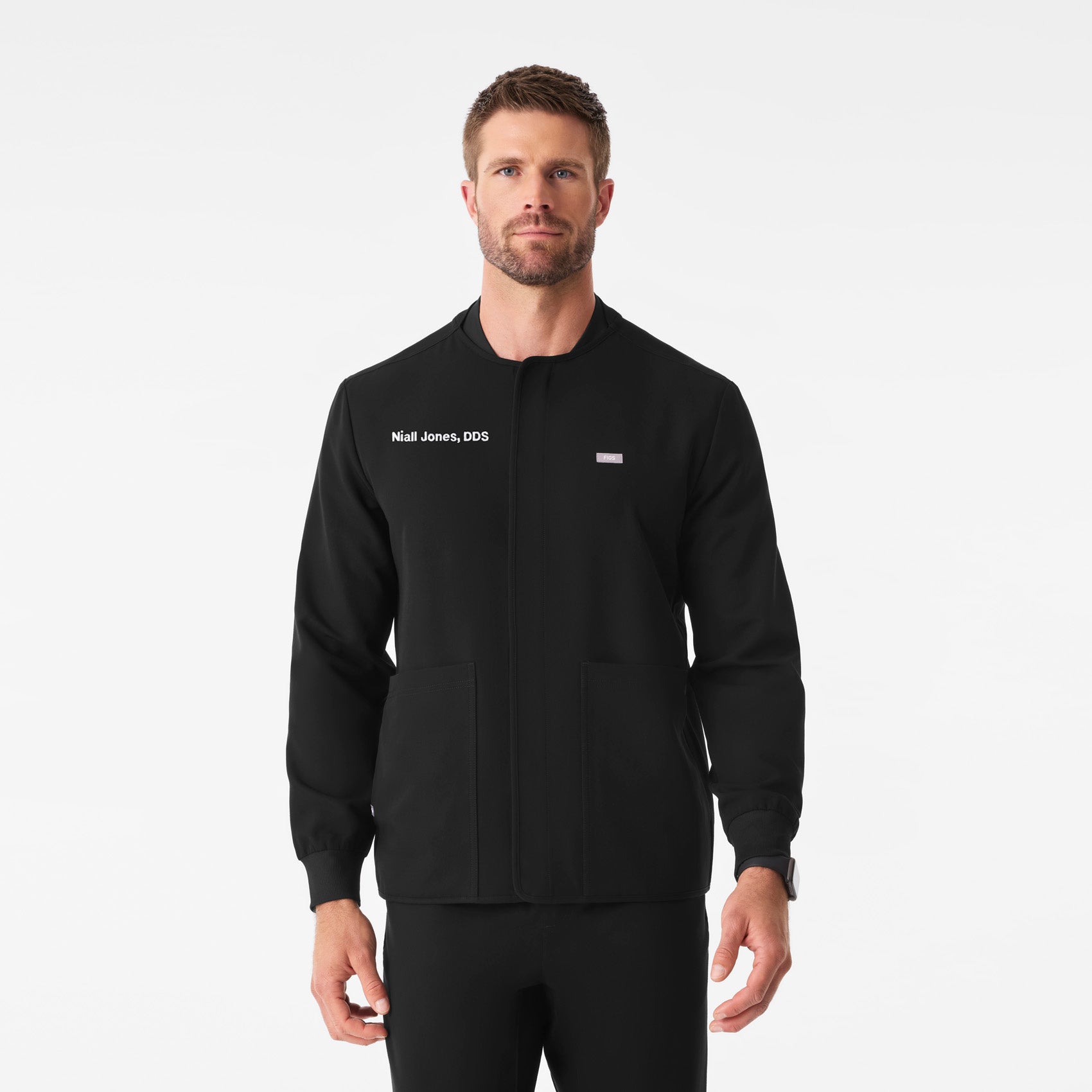 Troy Scrub Jacket - Black