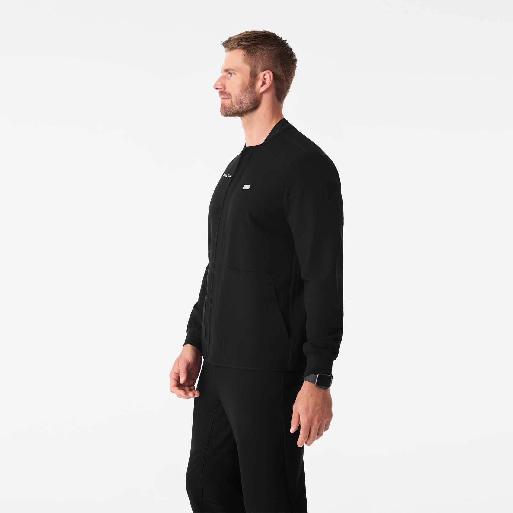 Troy Scrub Jacket - Black